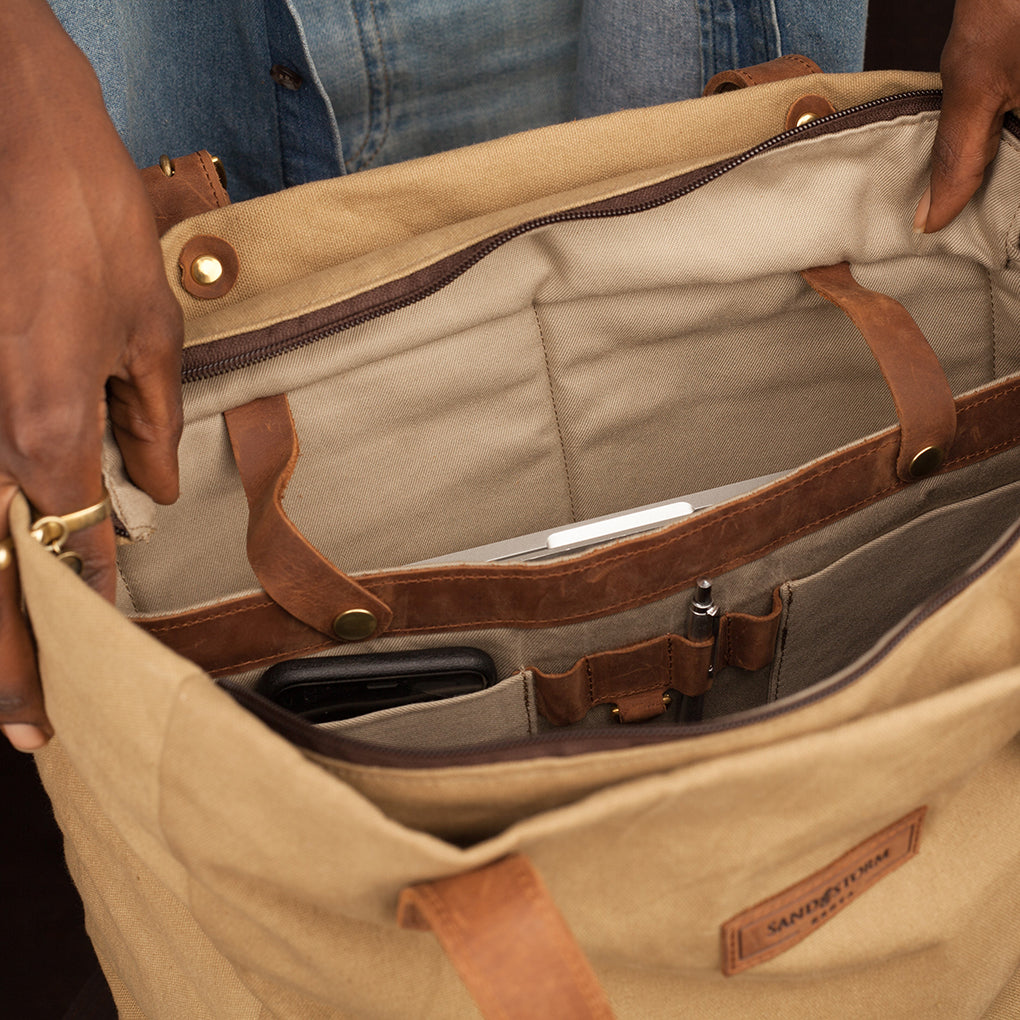 Canvas Metrine Tote - Sandstorm Kenya (KE)