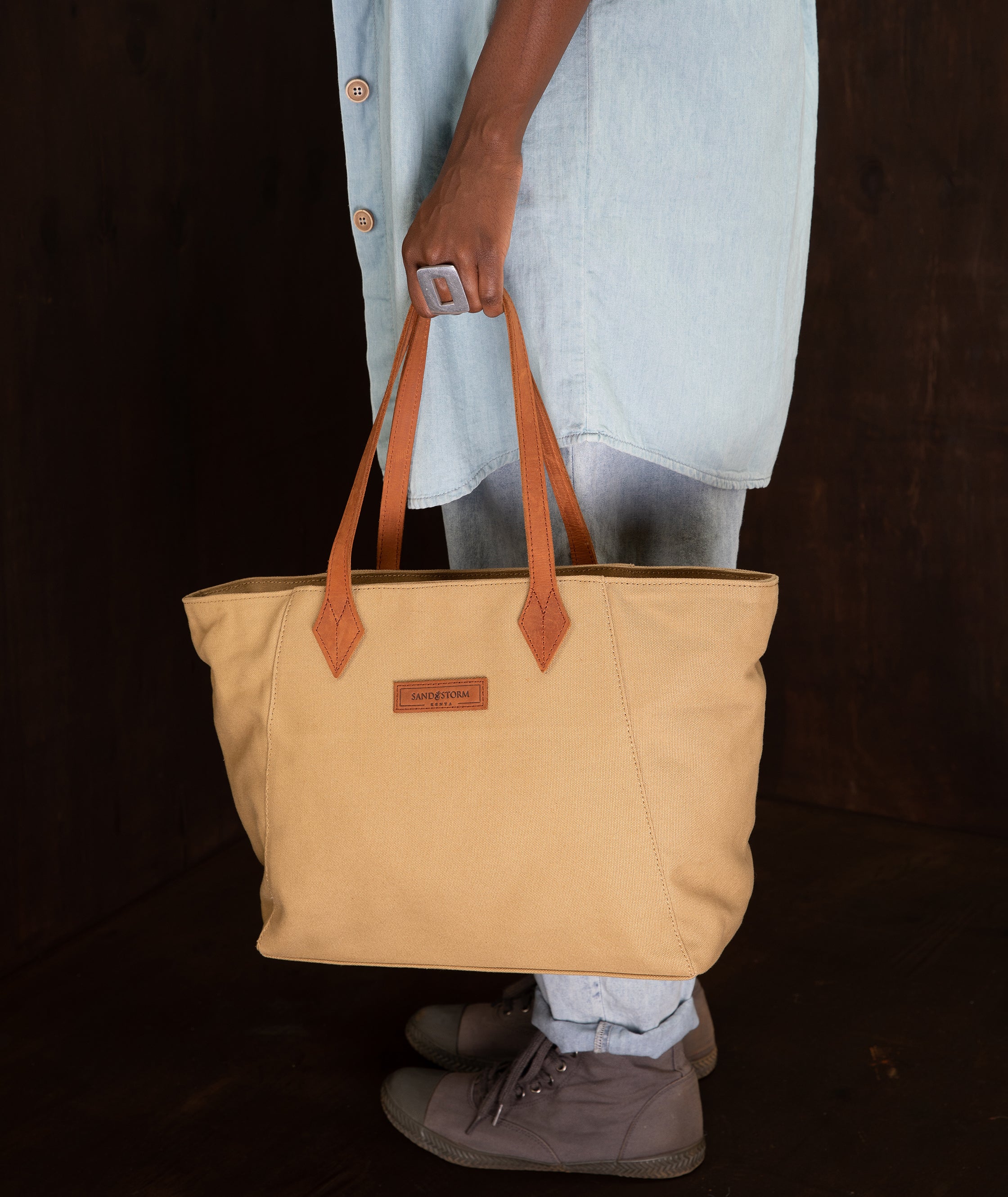 Canvas Jane Tote - Sandstorm Kenya (KE)