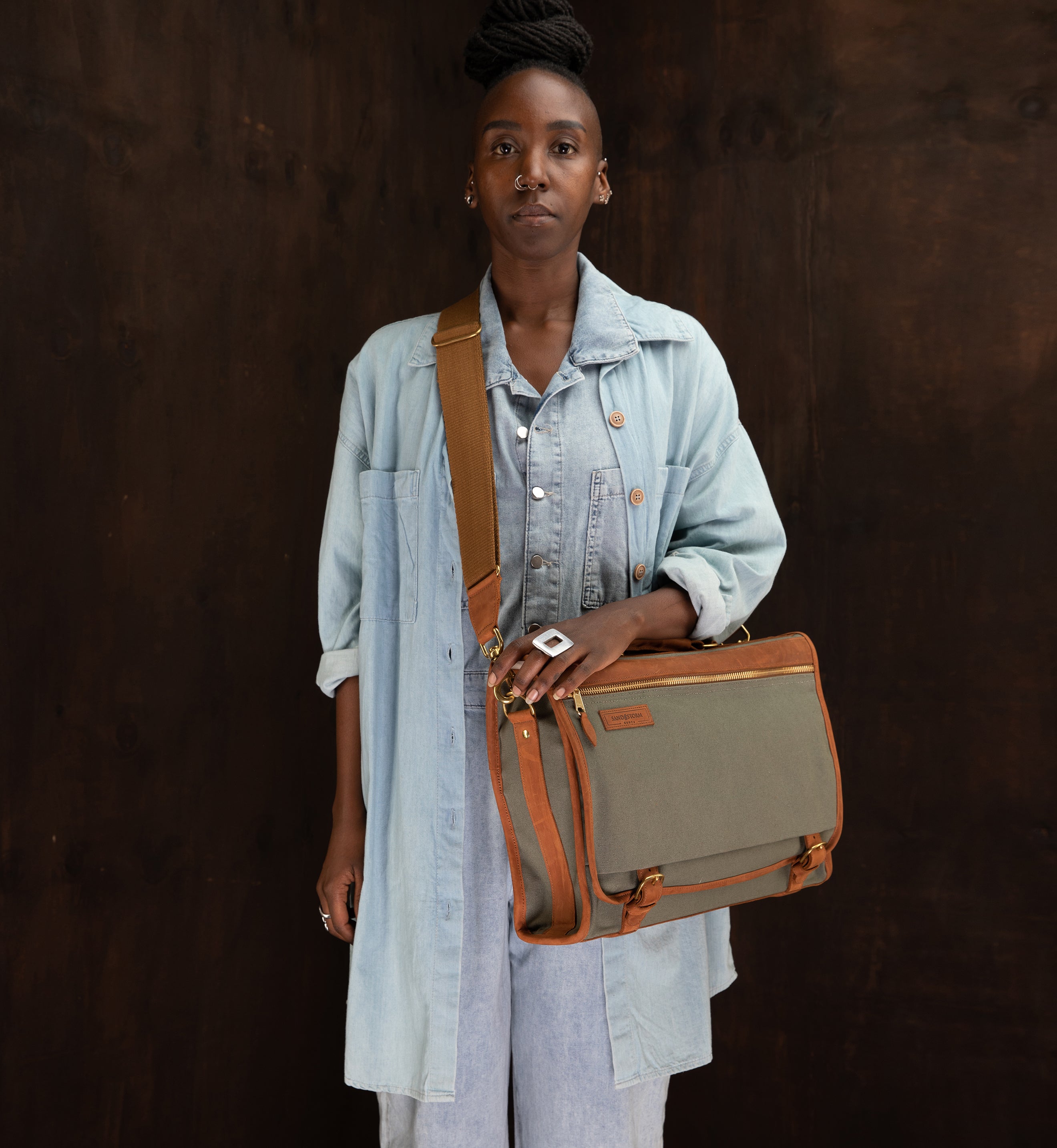 Canvas Executive Briefcase - Sandstorm Kenya (KE)