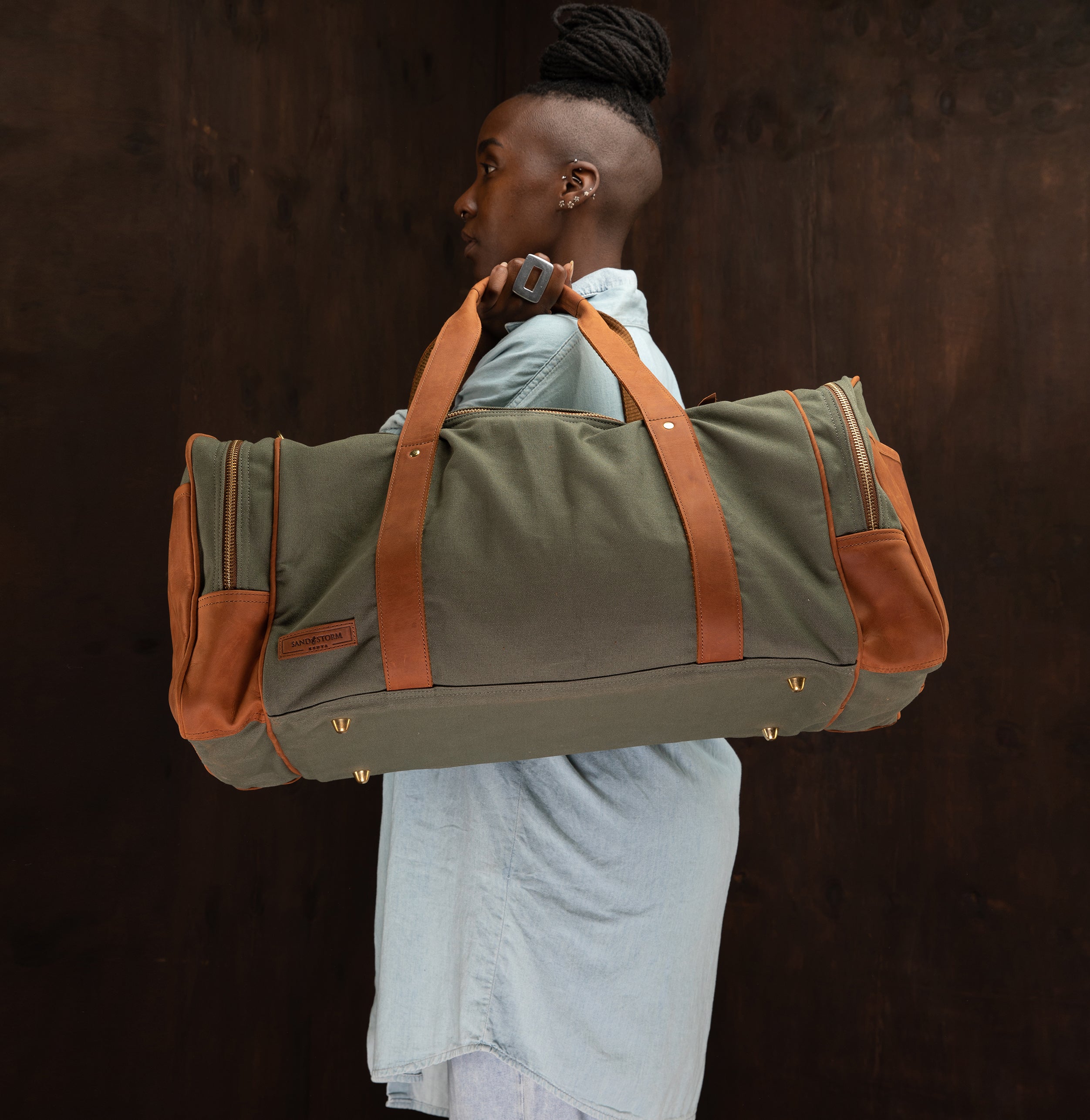 Canvas Pioneer Duffle Bag - Sandstorm Kenya (KE)