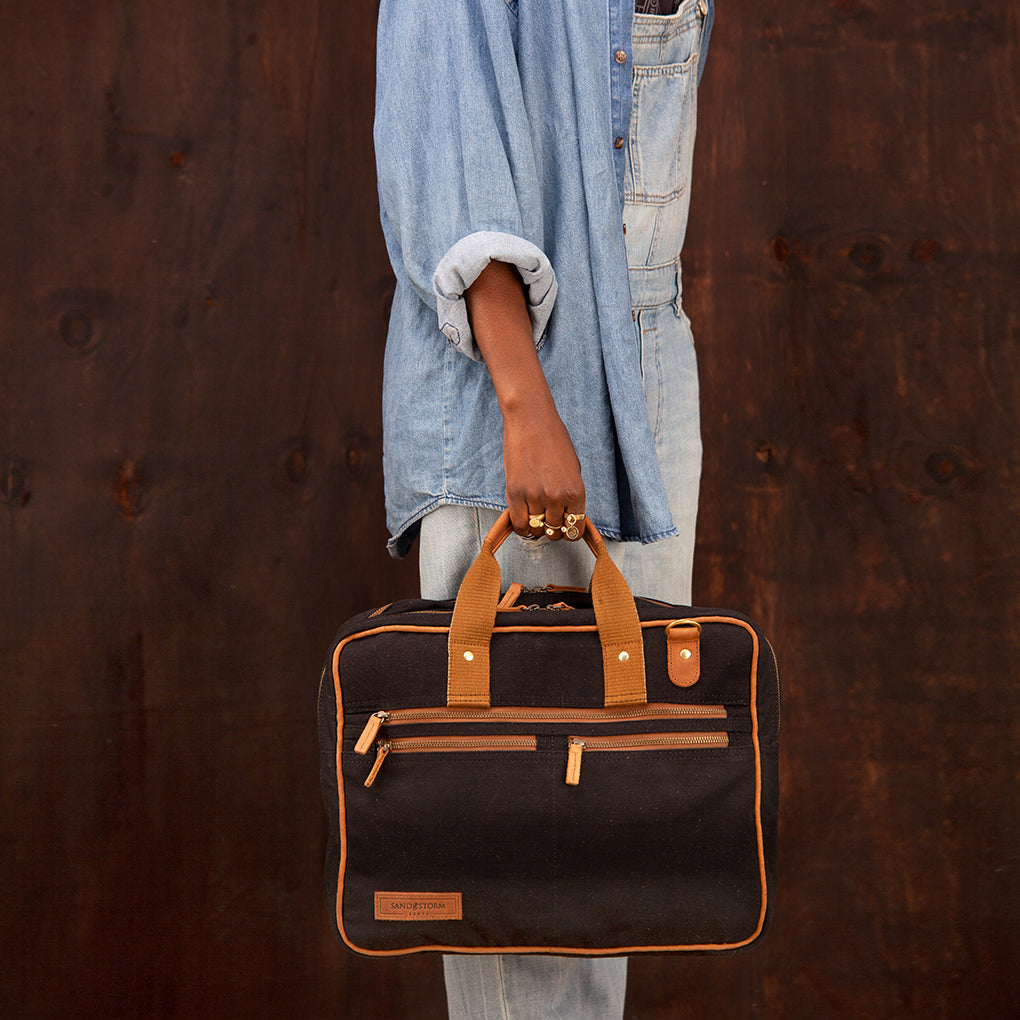 Canvas Andrew Work Bag - Sandstorm Kenya (KE)