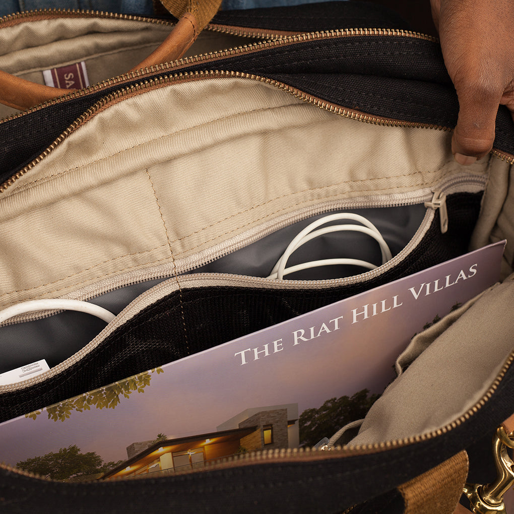 Canvas Andrew Work Bag - Sandstorm Kenya (KE)