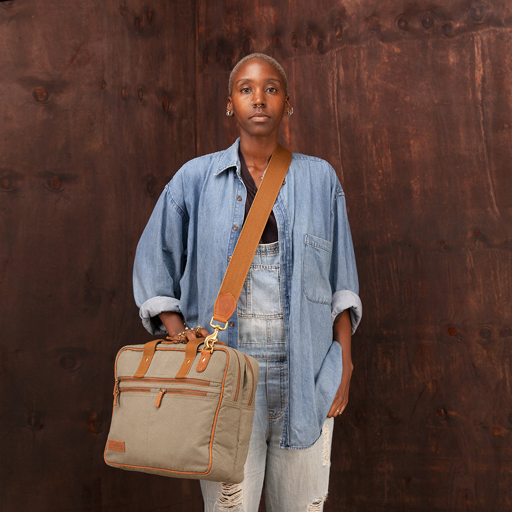 Canvas Andrew Work Bag - Sandstorm Kenya (KE)