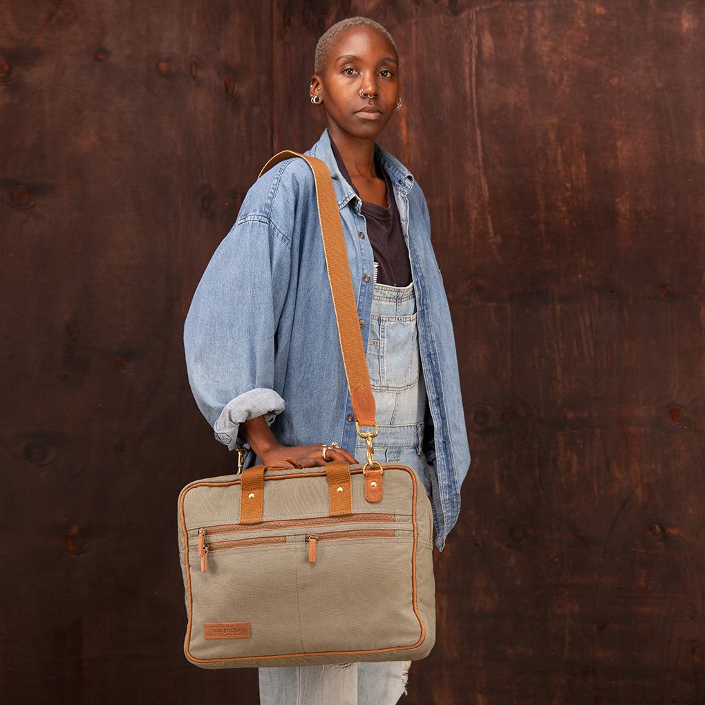 Canvas Andrew Work Bag - Sandstorm Kenya (KE)