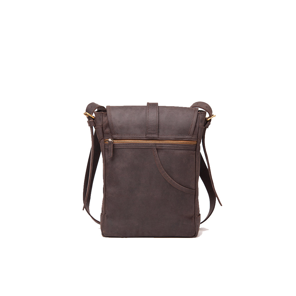 Pull-up Leather James More Satchel - Sandstorm Kenya (Intl)