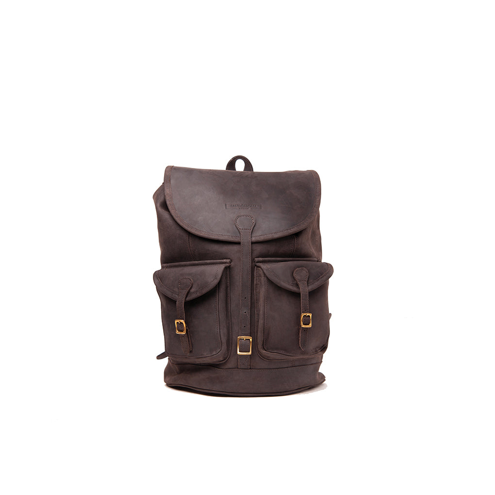 Pull-up Leather Moshi Backpack - Sandstorm Kenya (KE)