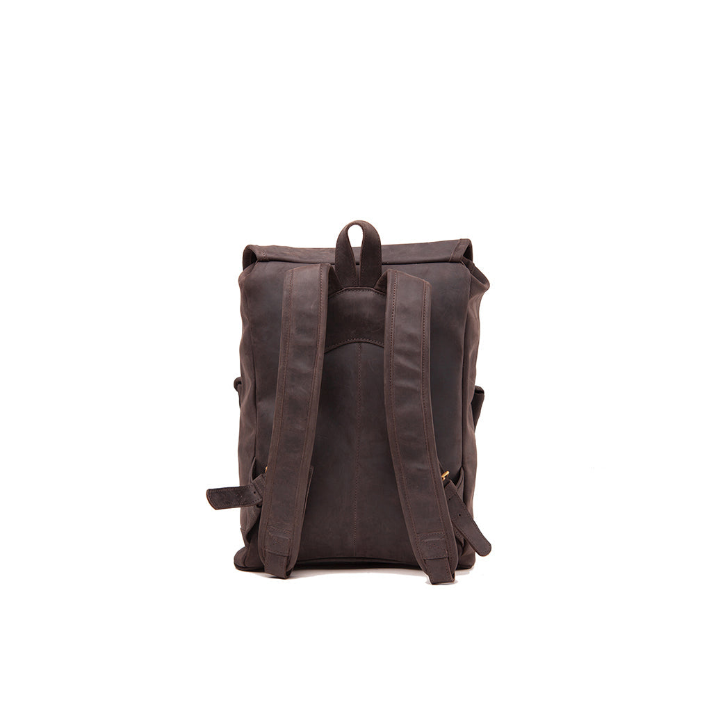 Pull-up Leather Moshi Backpack - Sandstorm Kenya (KE)