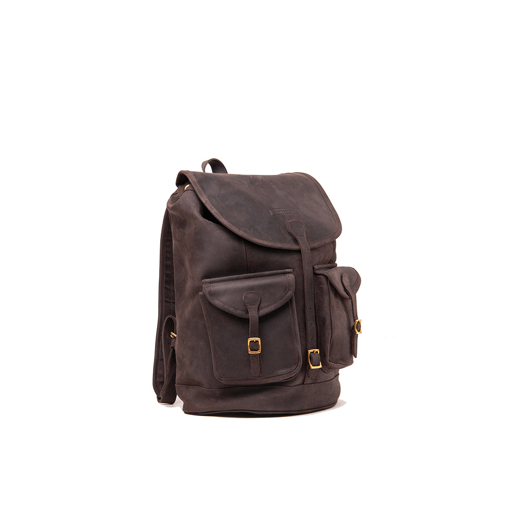 Pull-up Leather Moshi Backpack - Sandstorm Kenya (KE)
