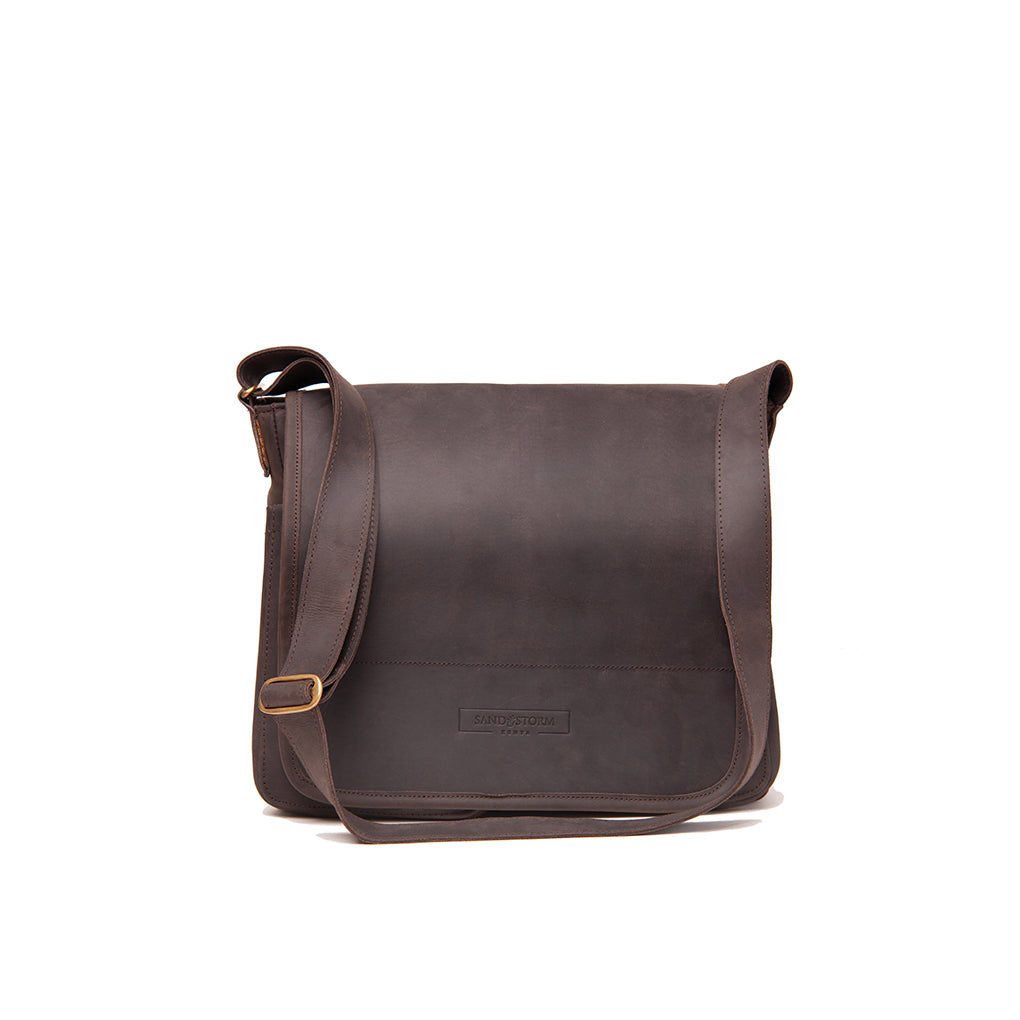 Pull-up Leather Jeremiah Messenger - Sandstorm Kenya (KE)