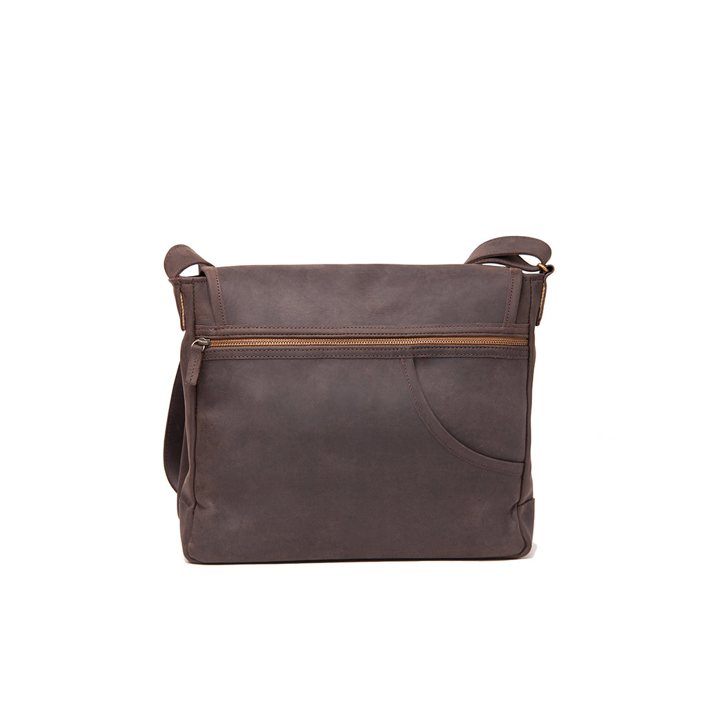Pull-up Leather Jeremiah Messenger - Sandstorm Kenya (KE)