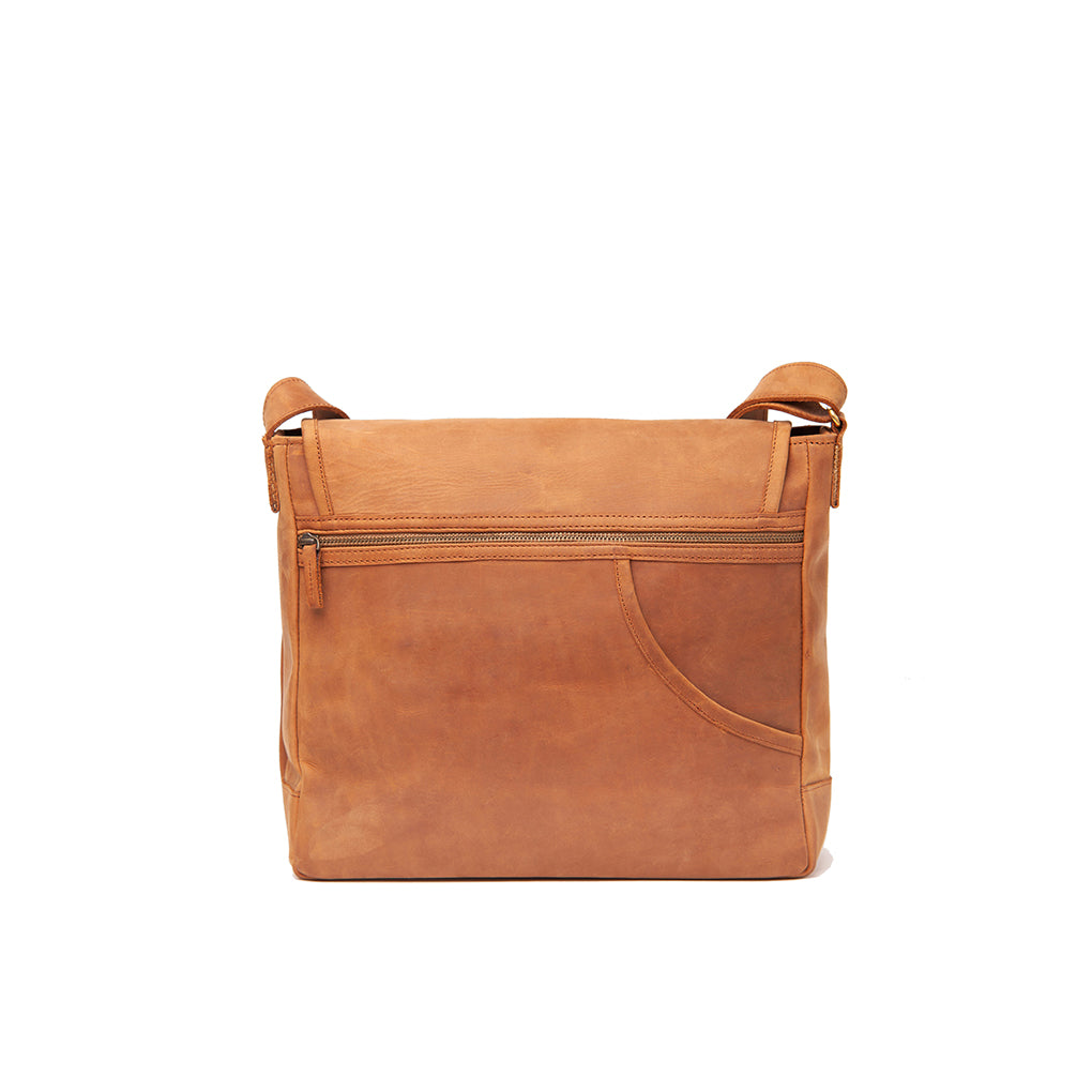 Pull-up Leather Jeremiah Messenger - Sandstorm Kenya (KE)