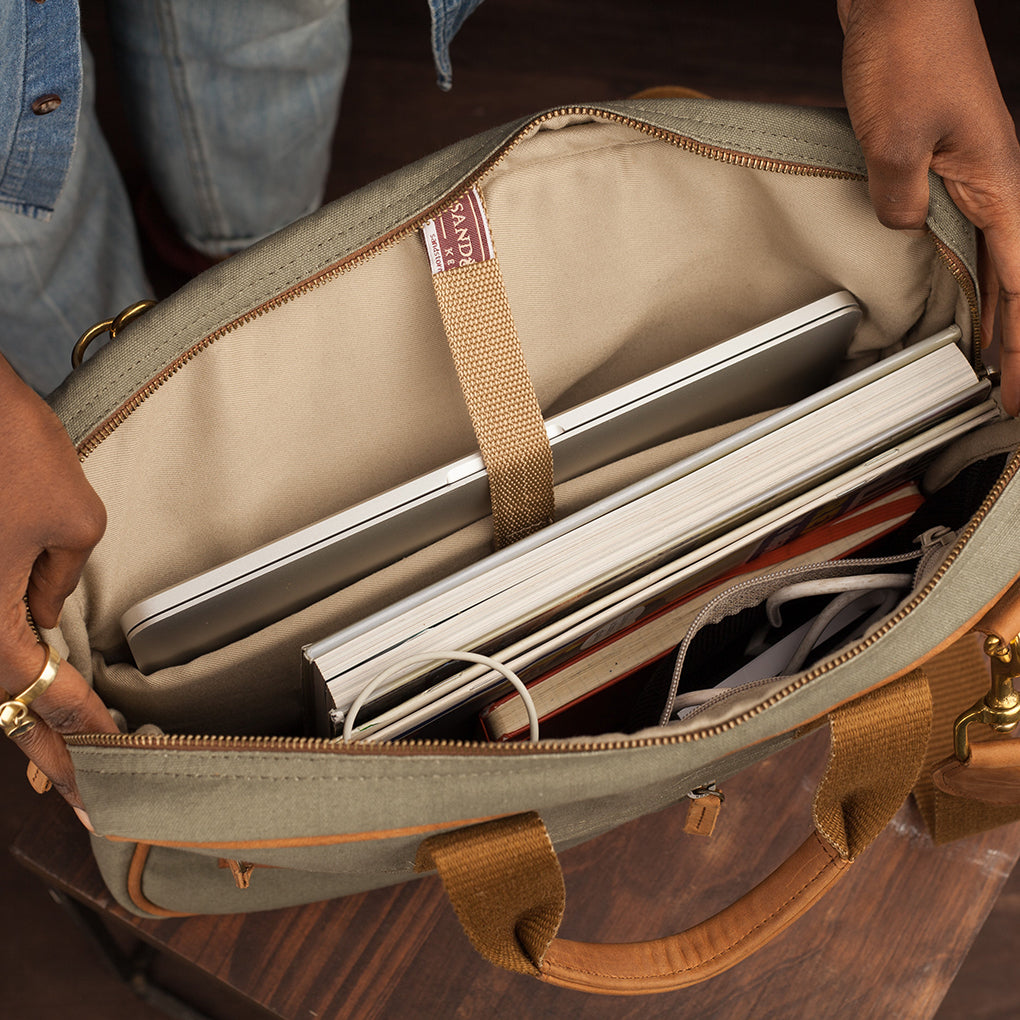 Canvas Sylvester Work Bag - Sandstorm Kenya (KE)