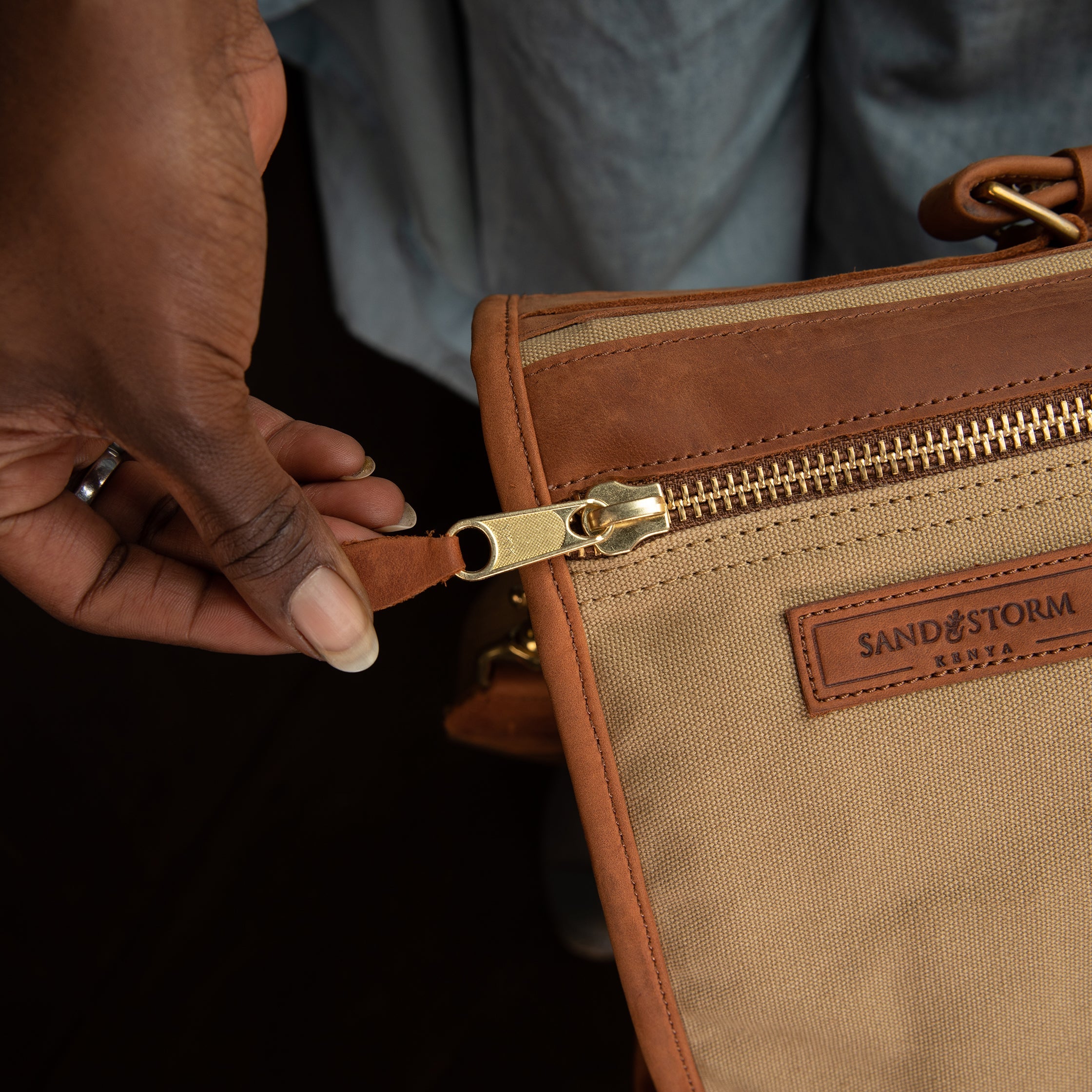 Canvas Executive Briefcase - Sandstorm Kenya (KE)