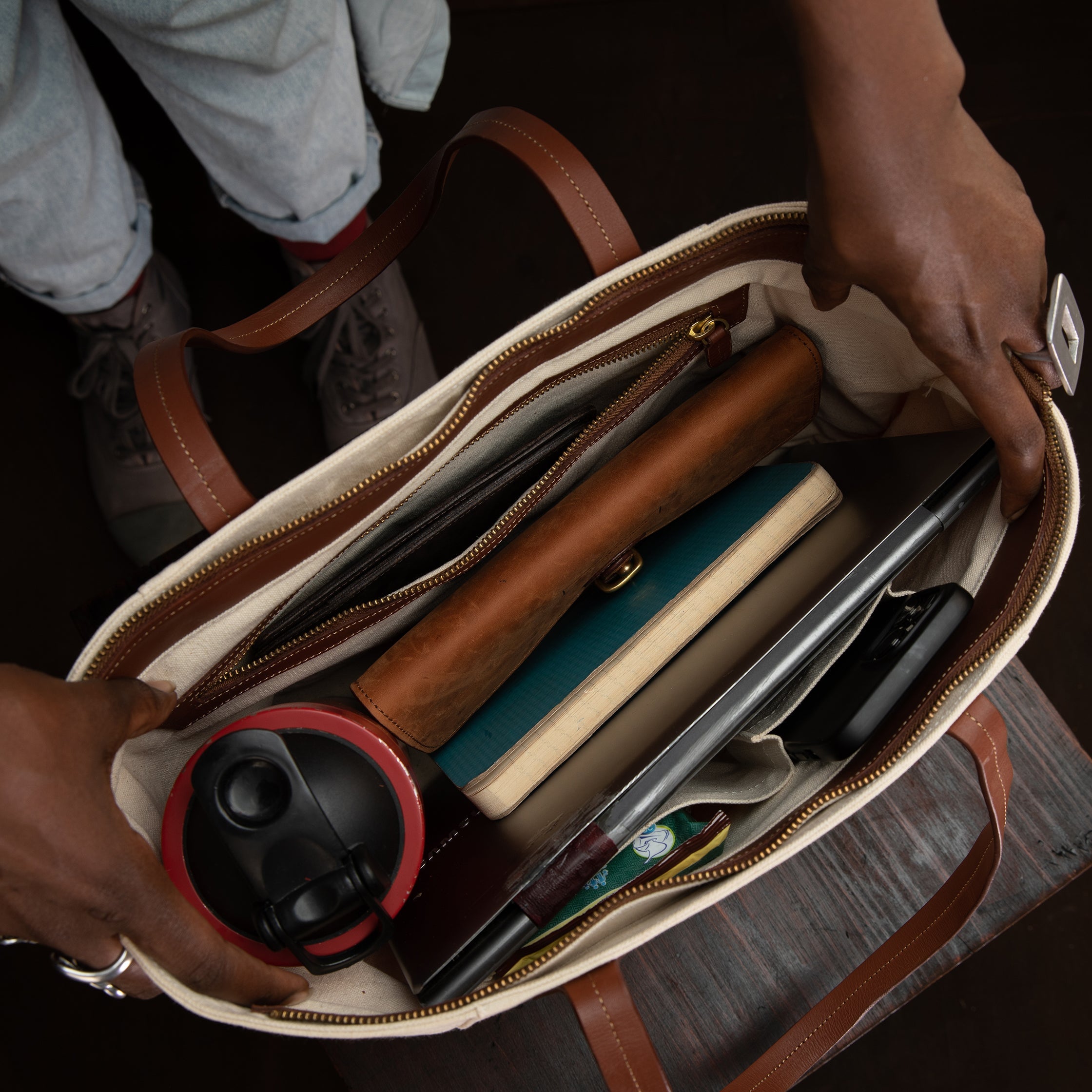 Canvas Jane Tote - Sandstorm Kenya (KE)