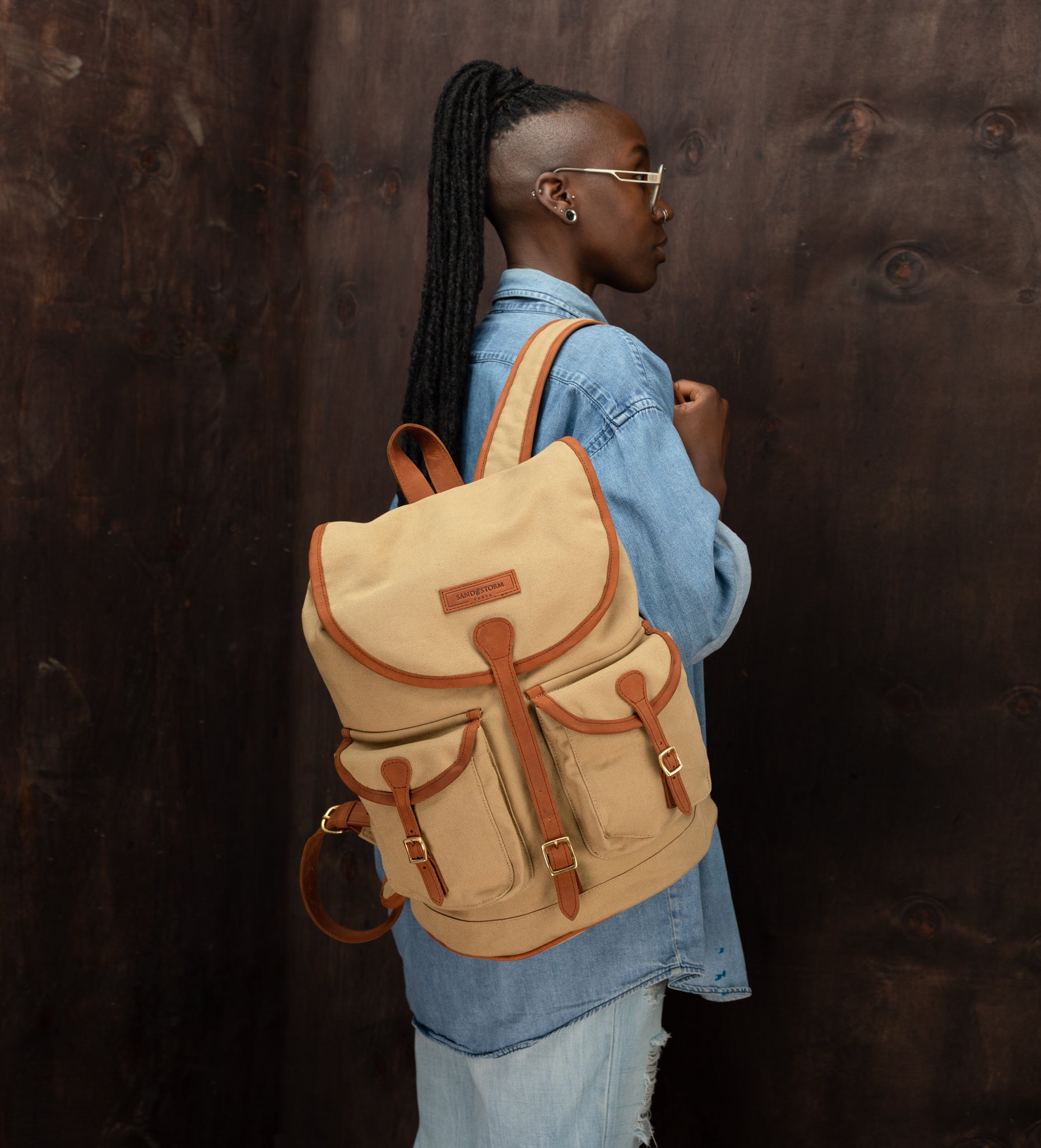 Canvas Moshi Backpack - Sandstorm Kenya (KE)