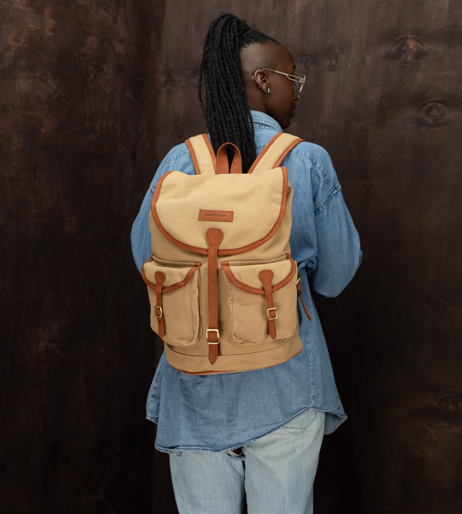 Canvas Moshi Backpack - Sandstorm Kenya (KE)