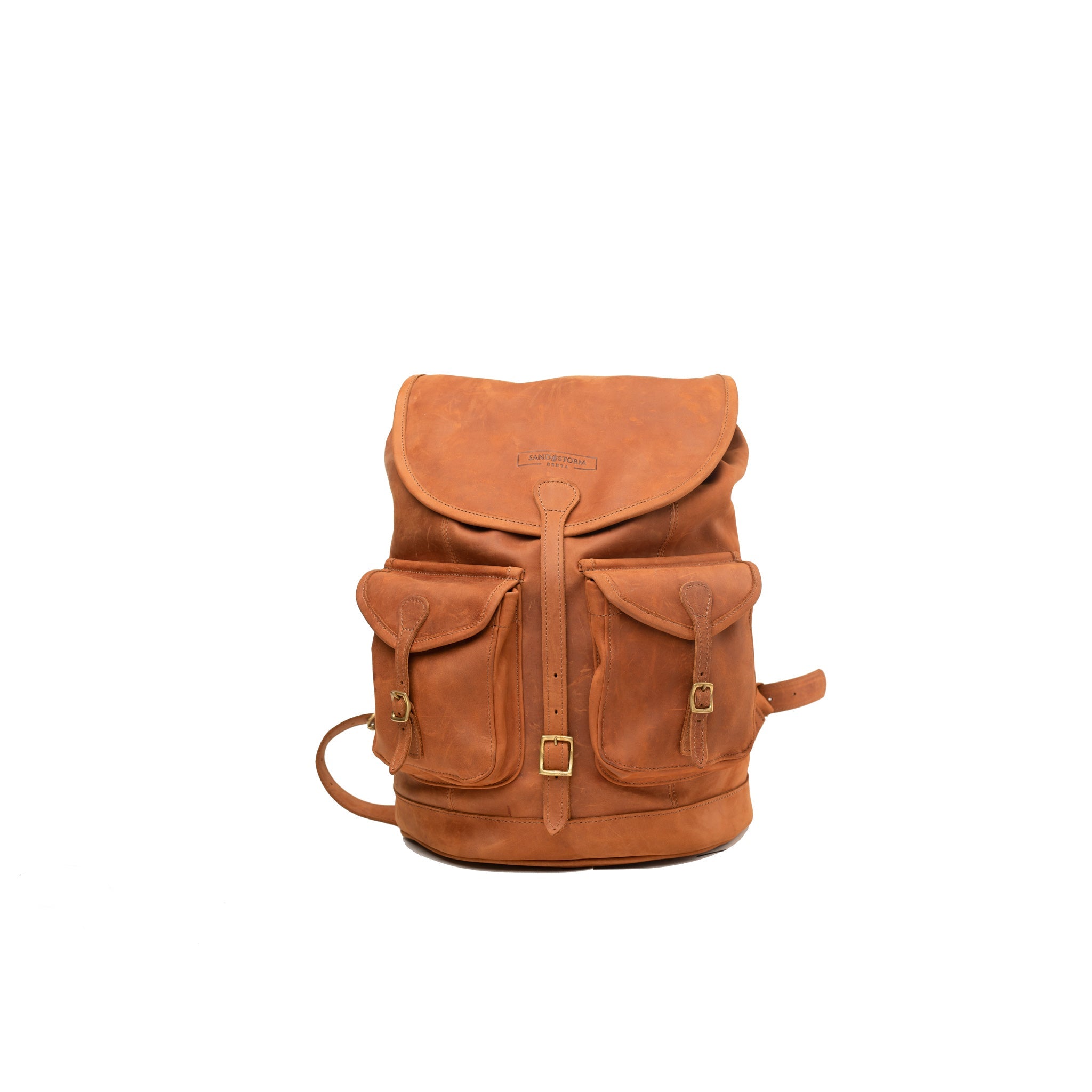 Pull-up Leather Moshi Backpack - Sandstorm Kenya (KE)