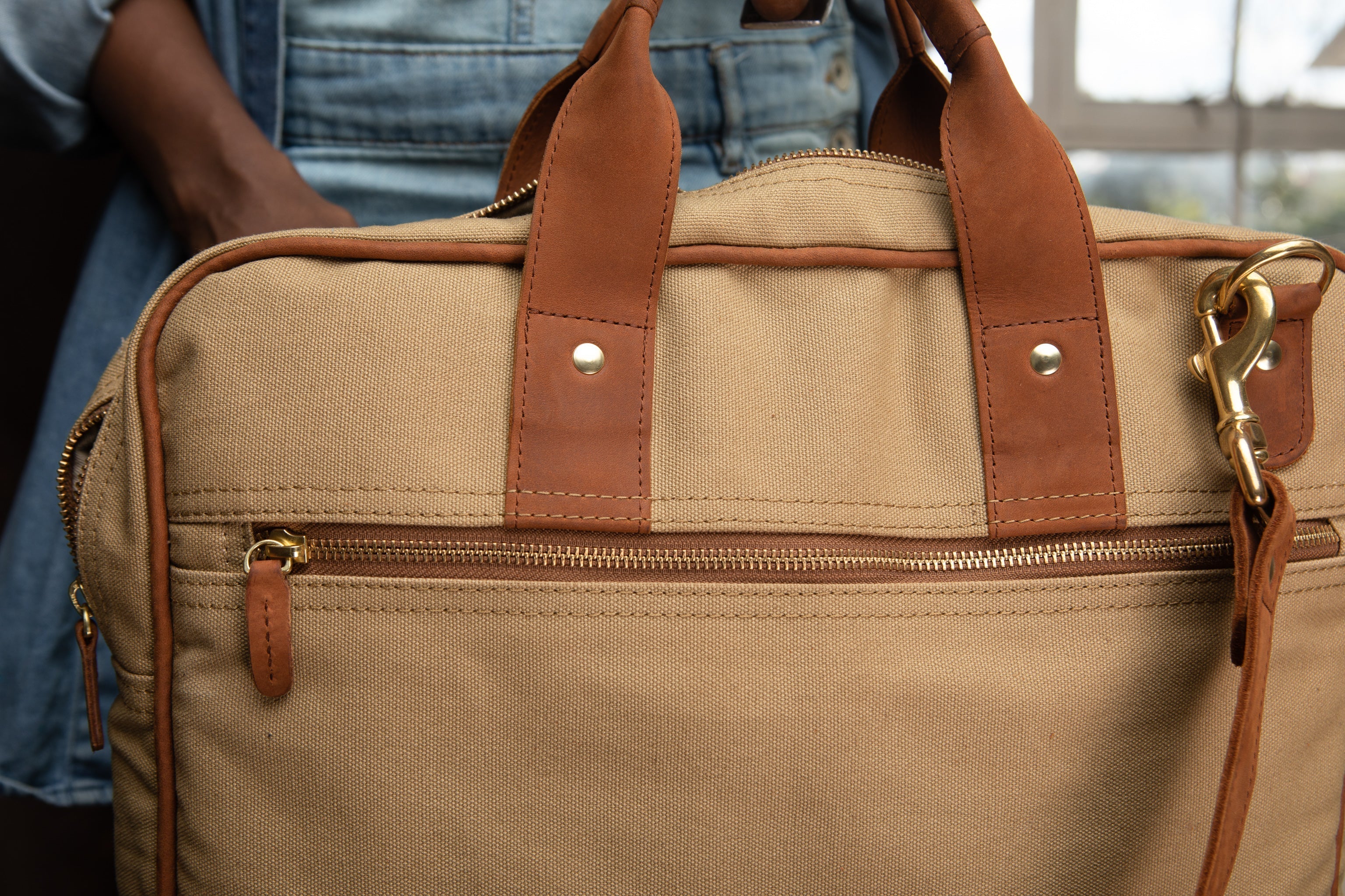 Canvas Sylvester Work Bag - Sandstorm Kenya (KE)