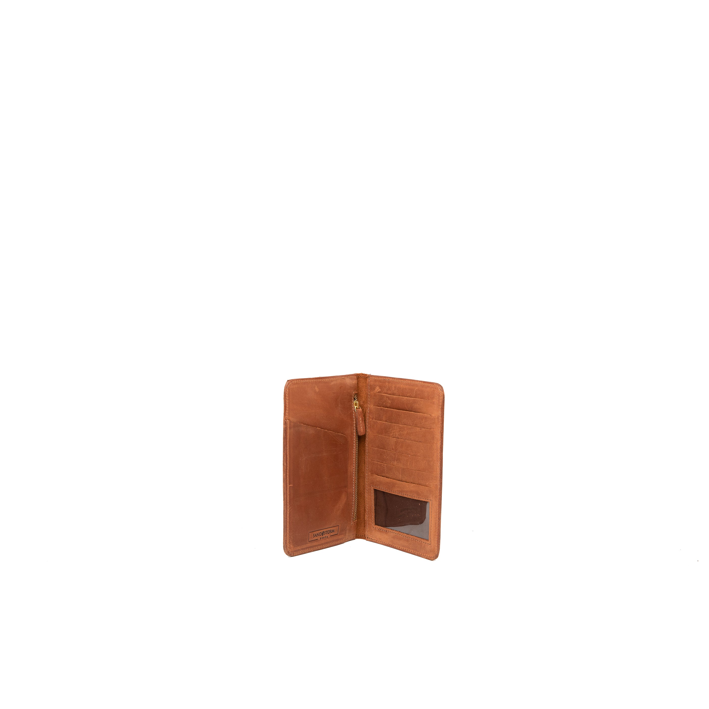 Pull-up Leather Austine Travel Wallet - Sandstorm Kenya (KE)