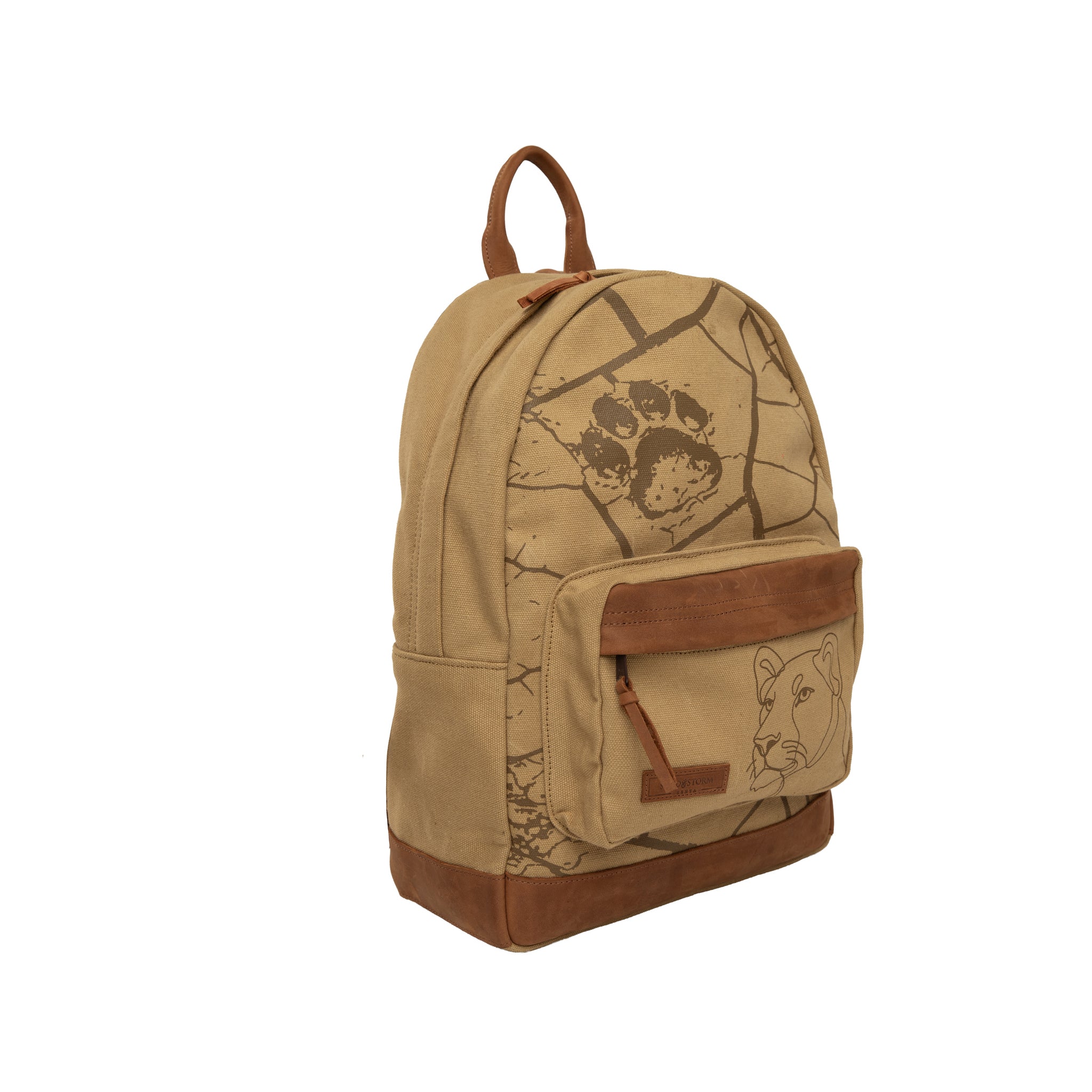 Canvas Hillary Backpack x Lion Guardian