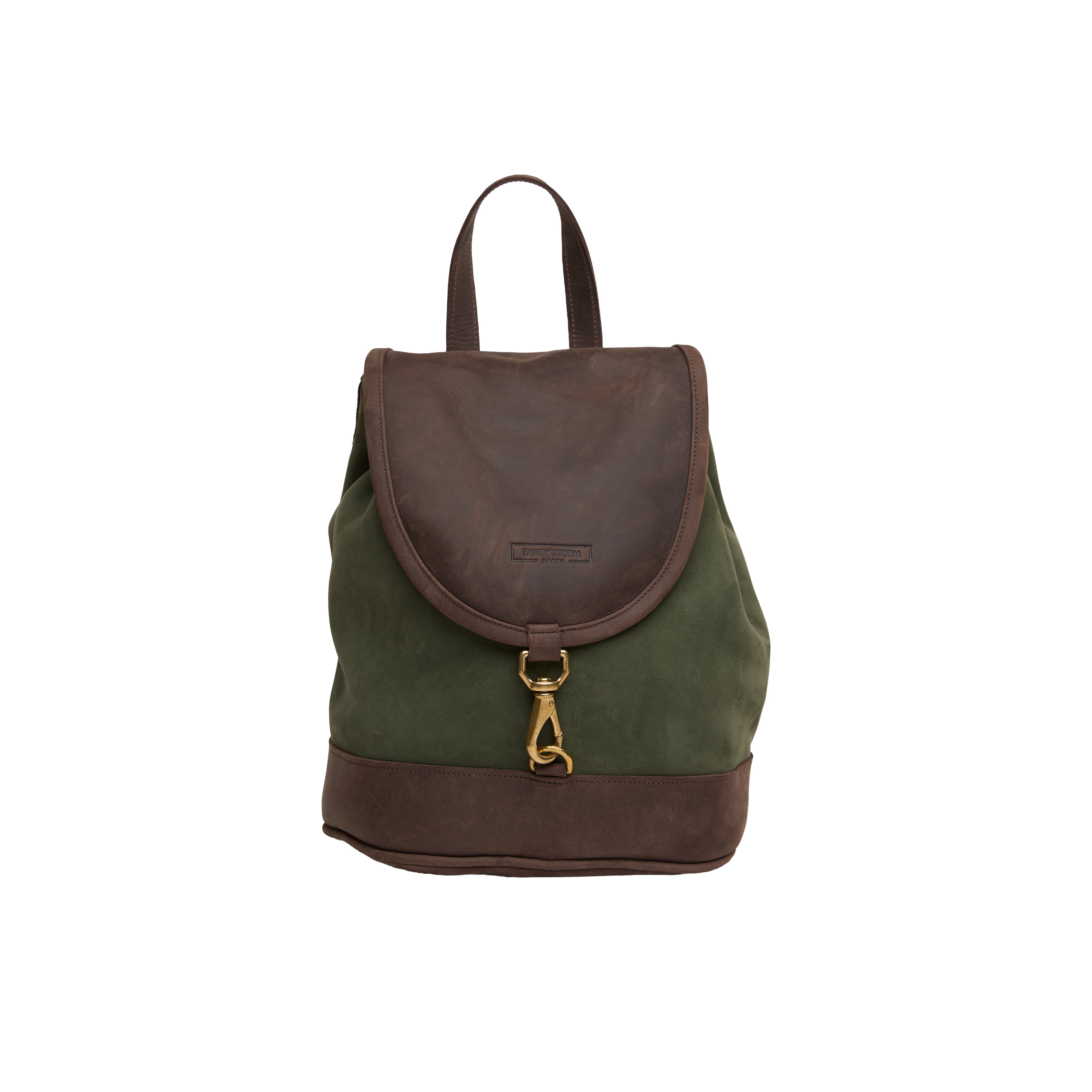Suede Cecilia Backpack (Mocha Leather)