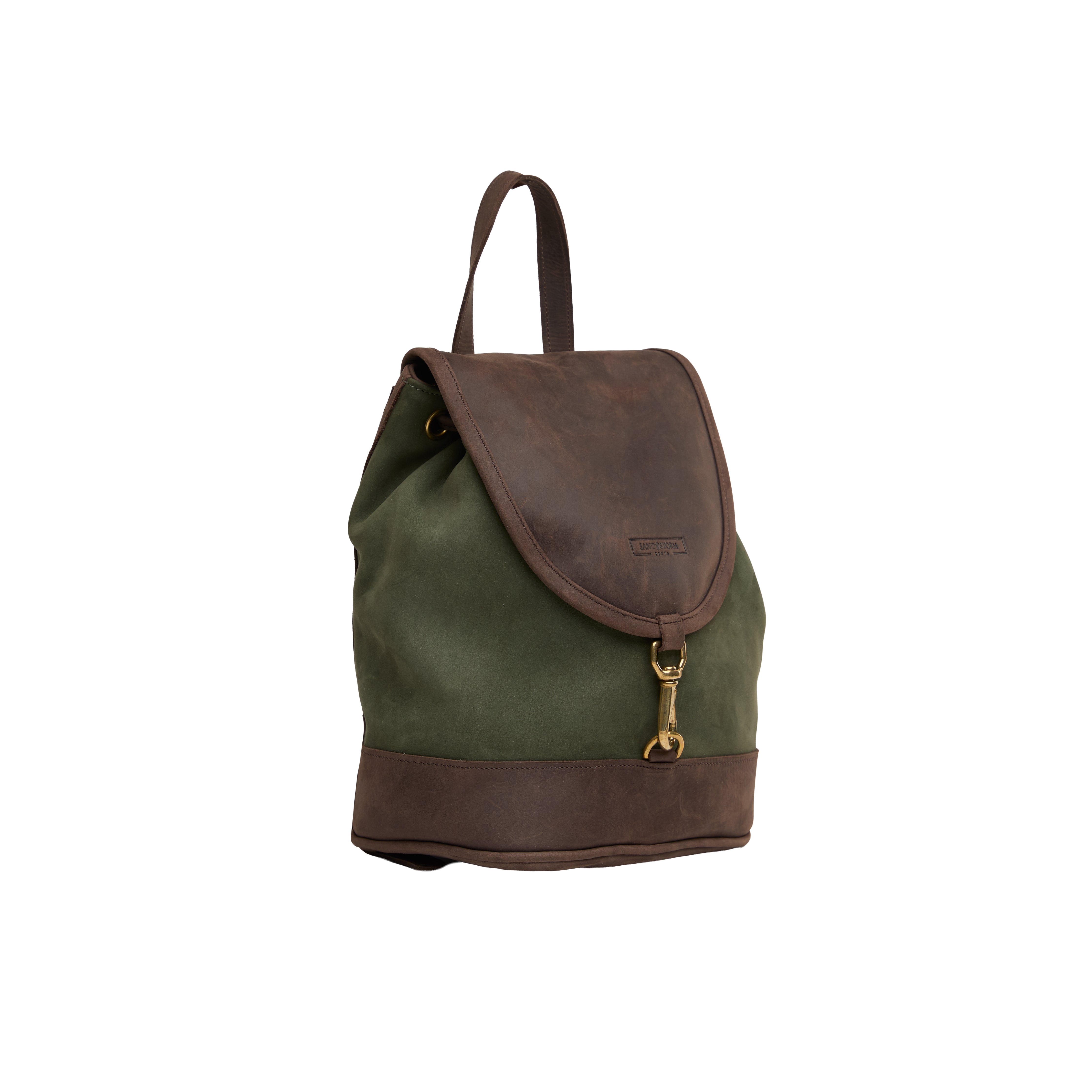 Suede Cecilia Backpack (Mocha Leather)