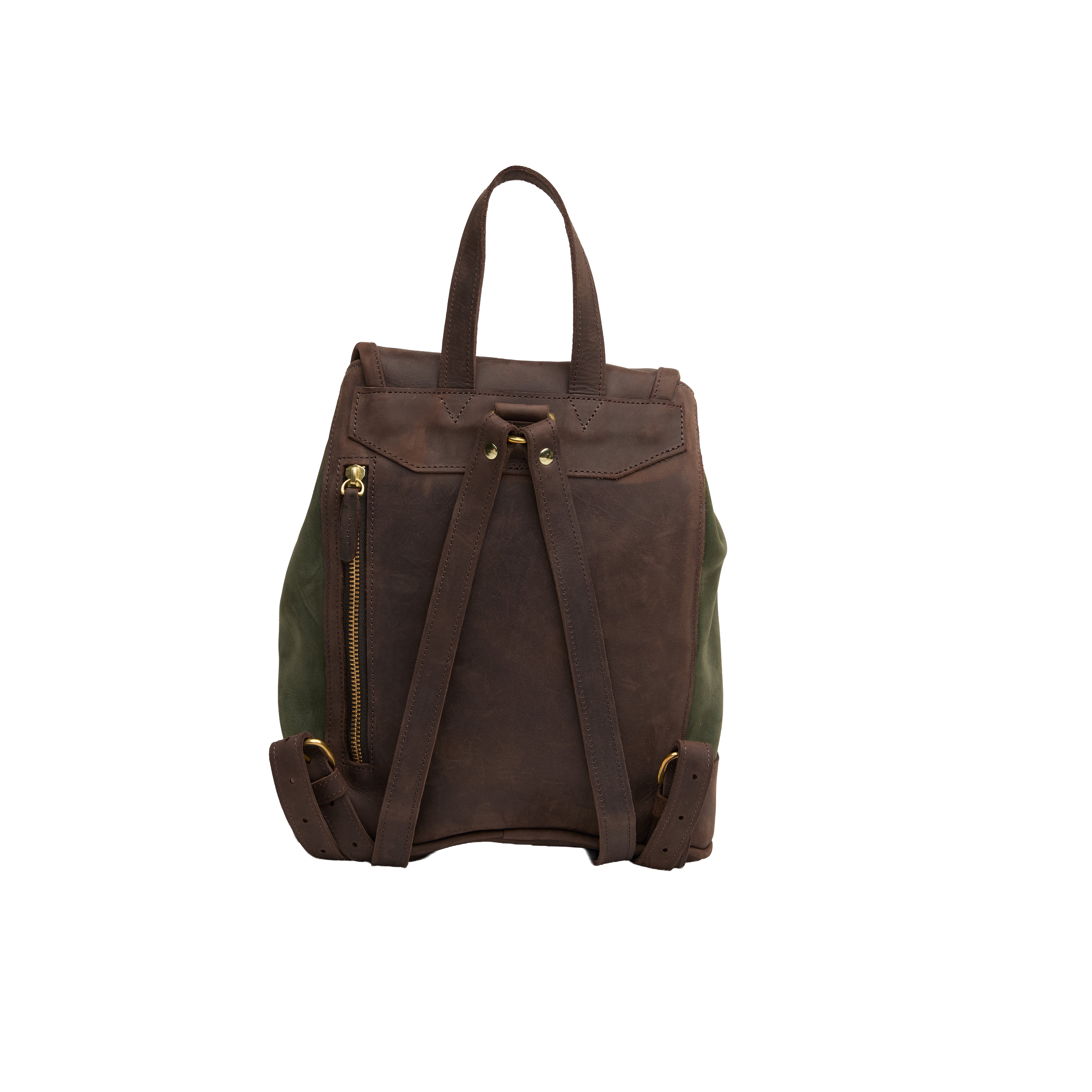 Suede Cecilia Backpack (Mocha Leather)
