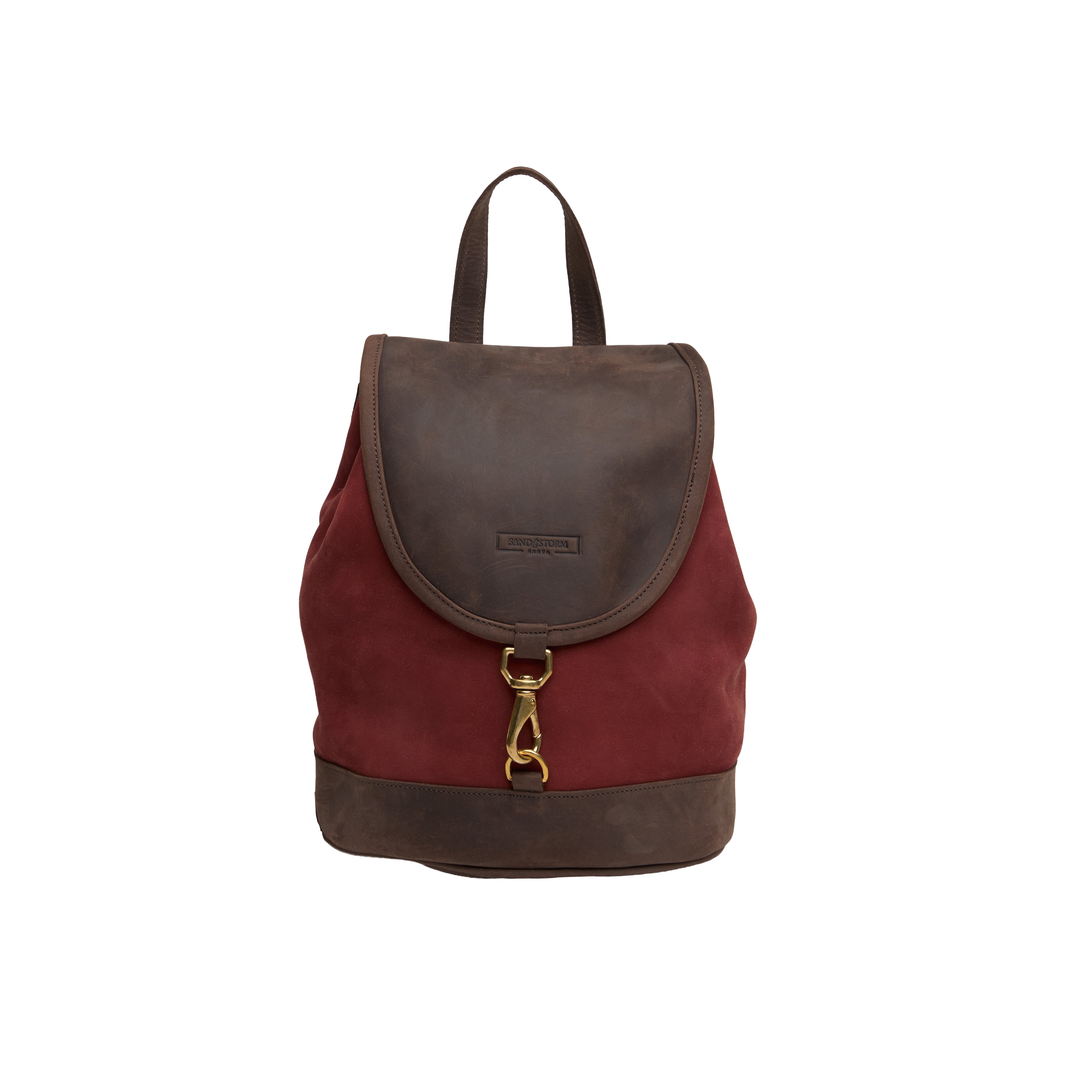 Suede Cecilia Backpack (Mocha Leather)