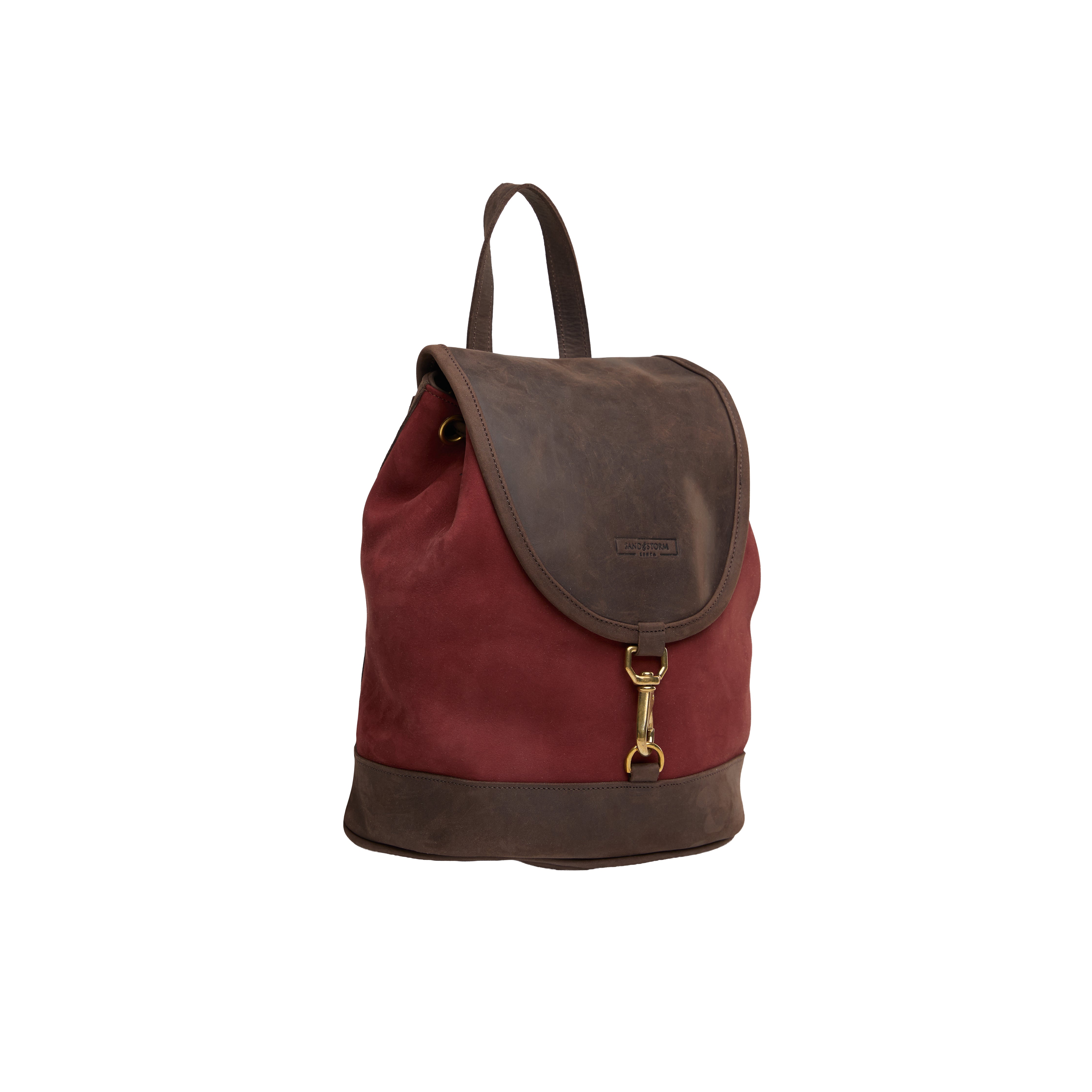 Suede Cecilia Backpack (Mocha Leather)
