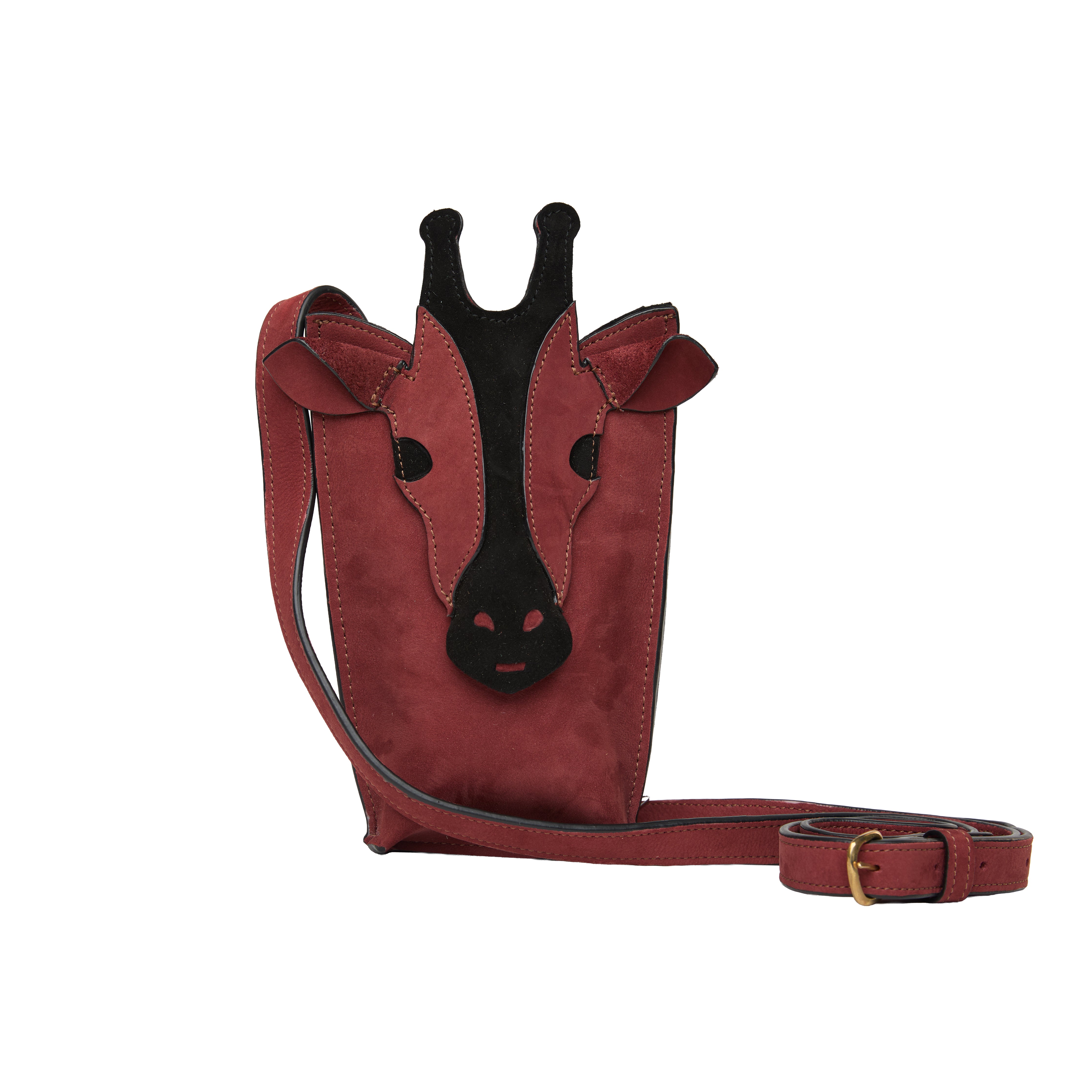 Suede Phone Purse Girraffe