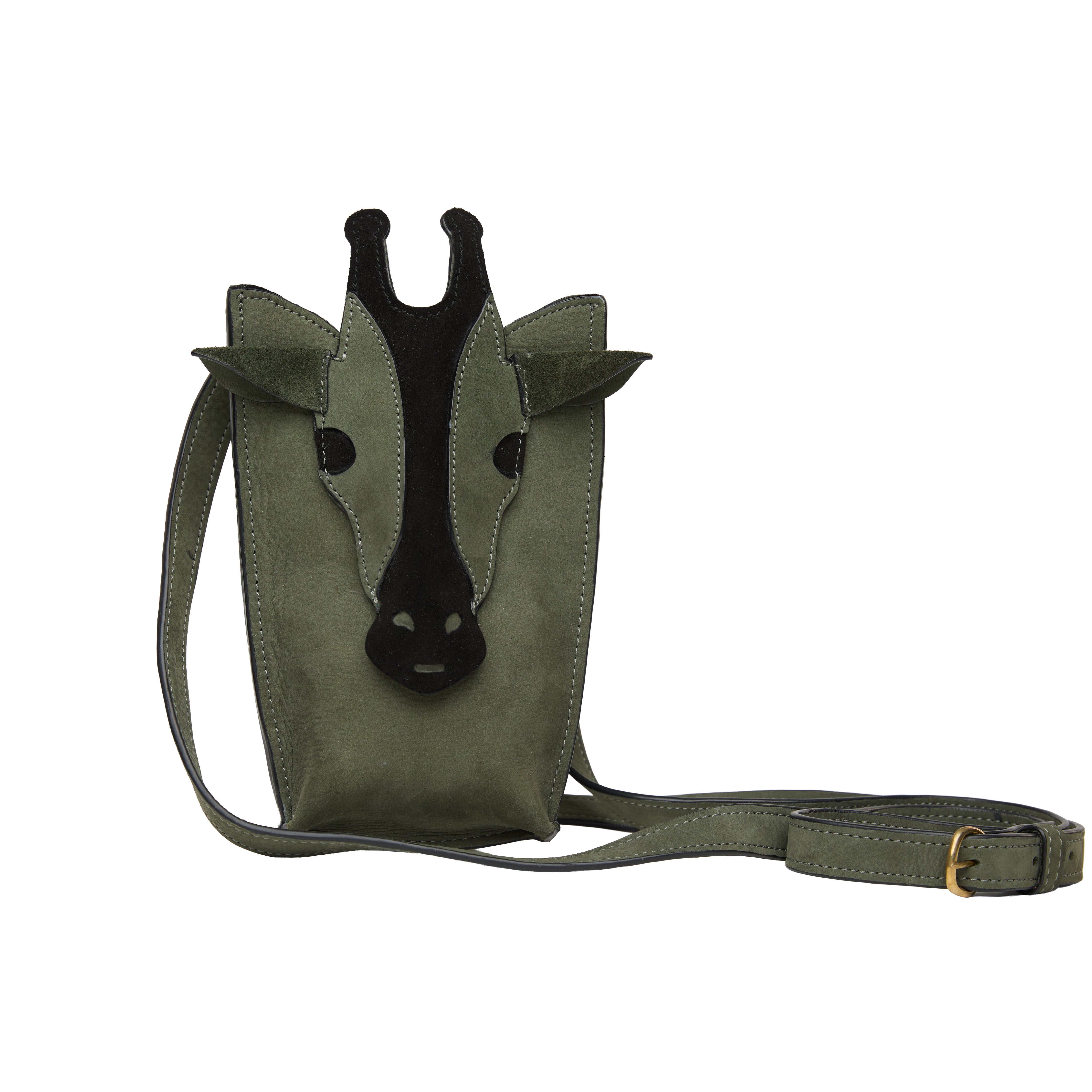 Suede Phone Purse Girraffe