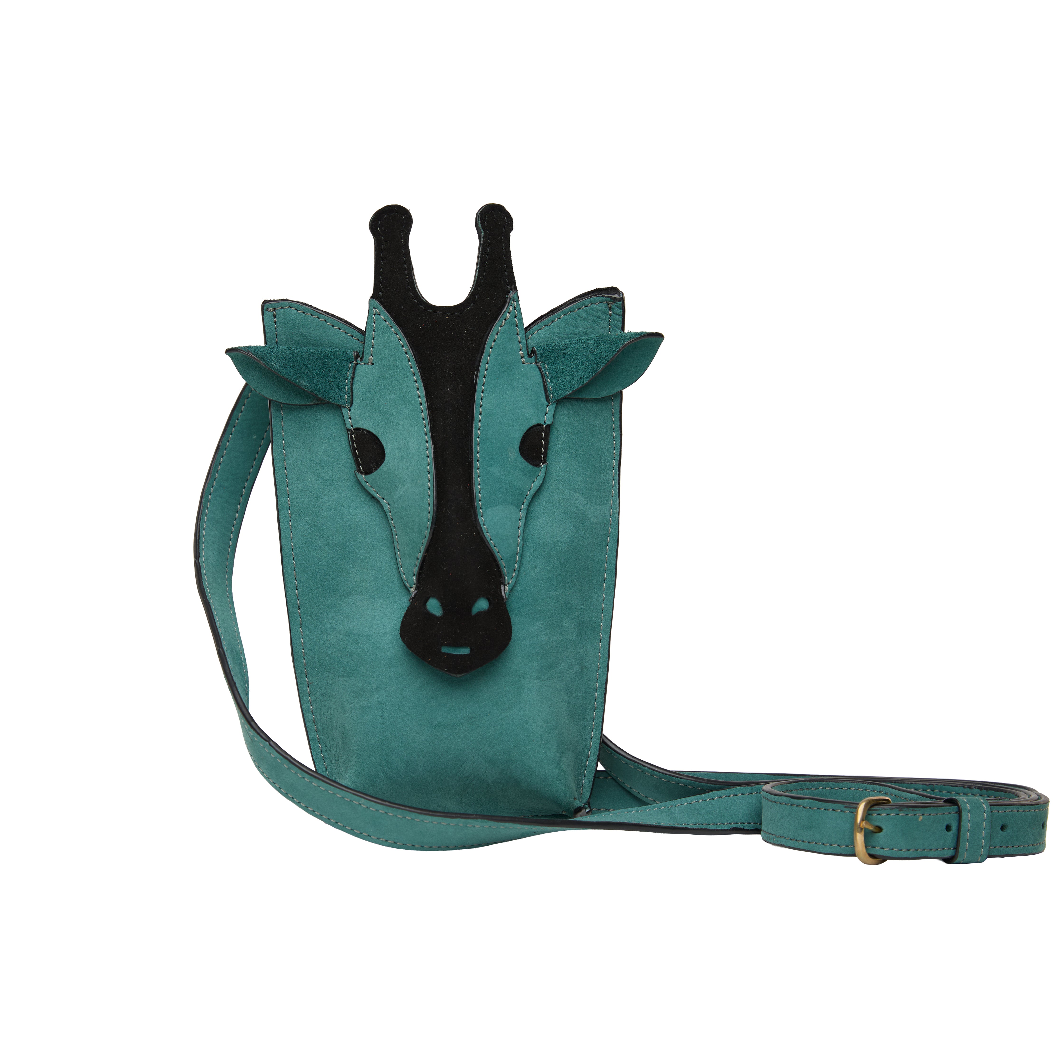 Suede Phone Purse Girraffe
