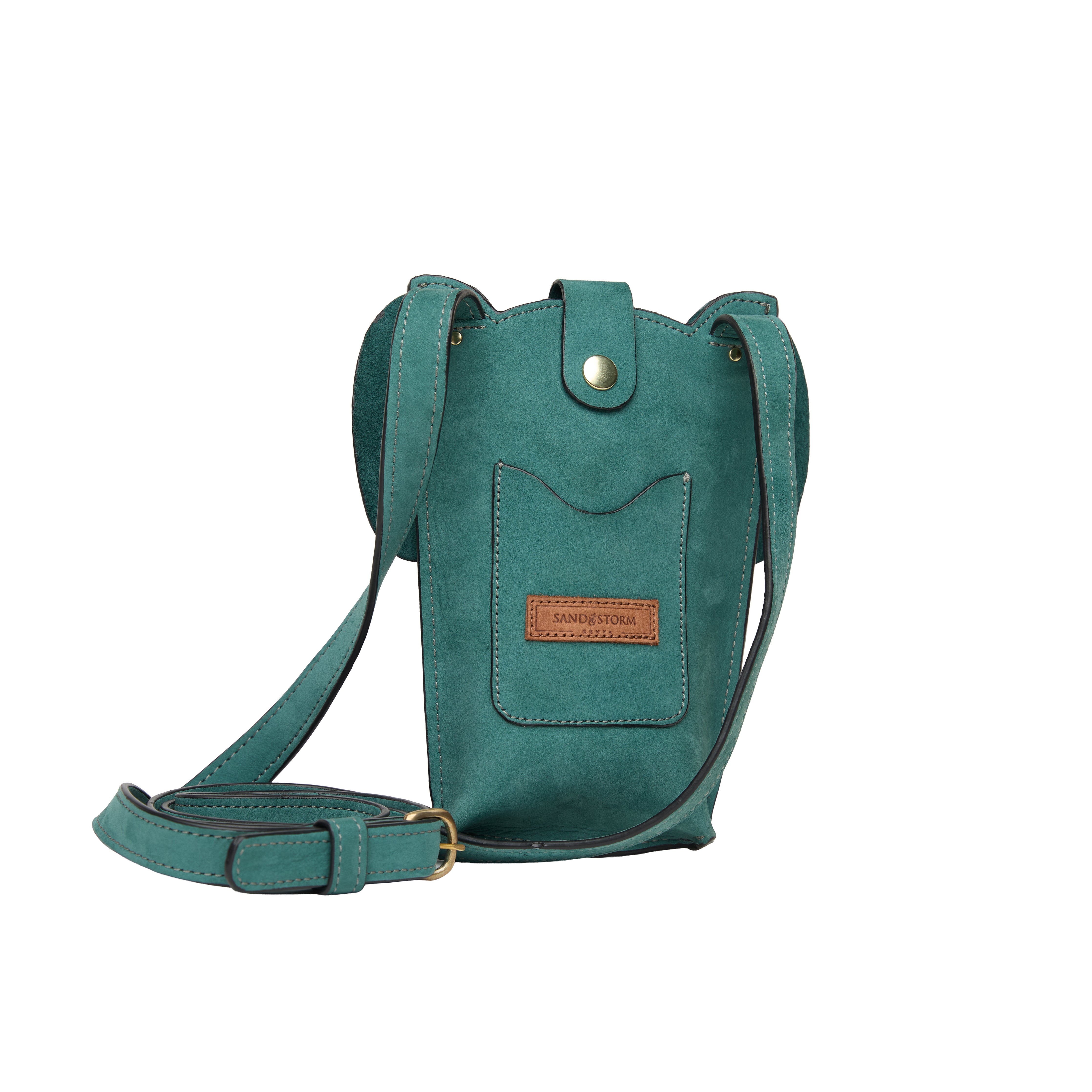 Suede Phone Purse Elephant