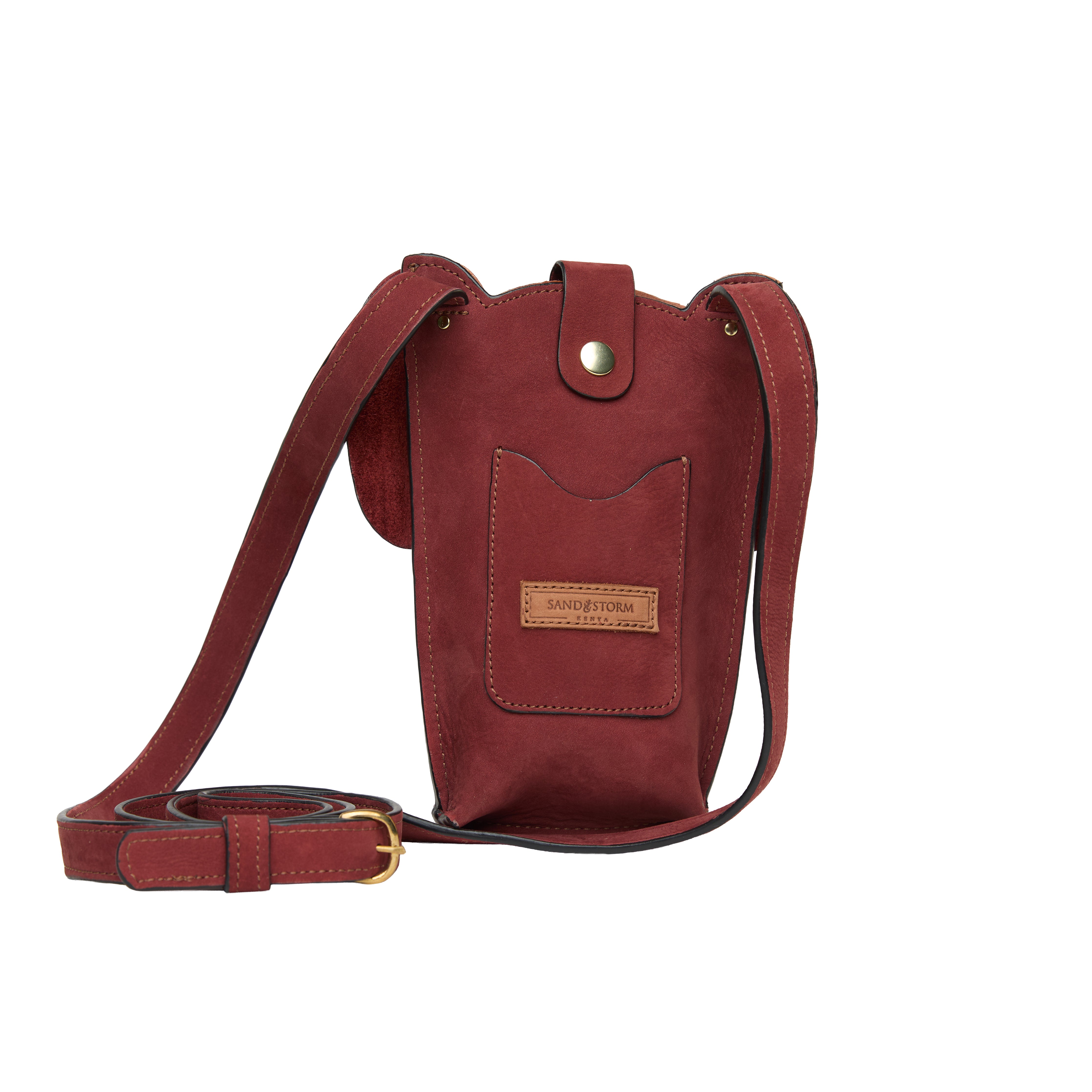 Suede Phone Purse Elephant