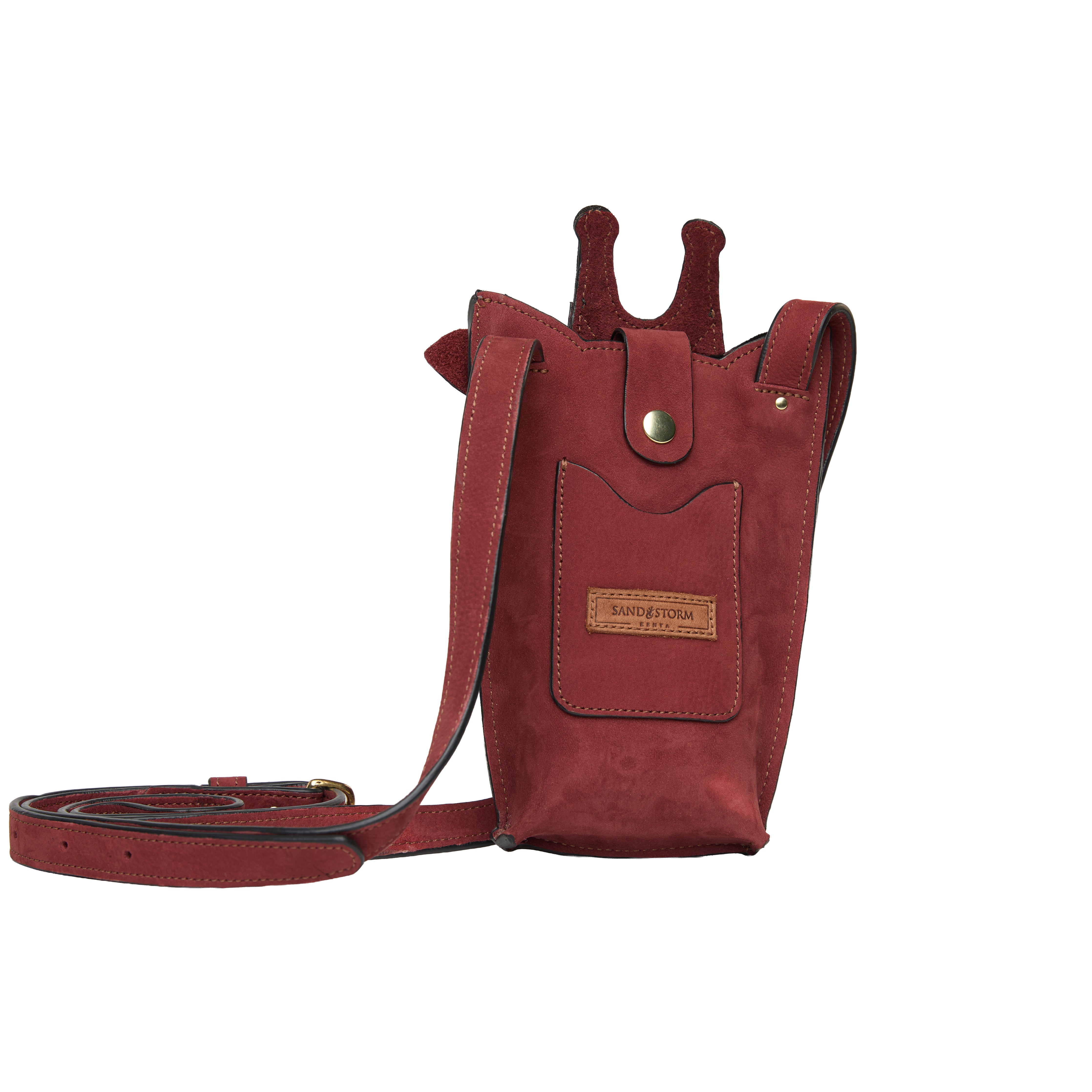 Suede Phone Purse Girraffe