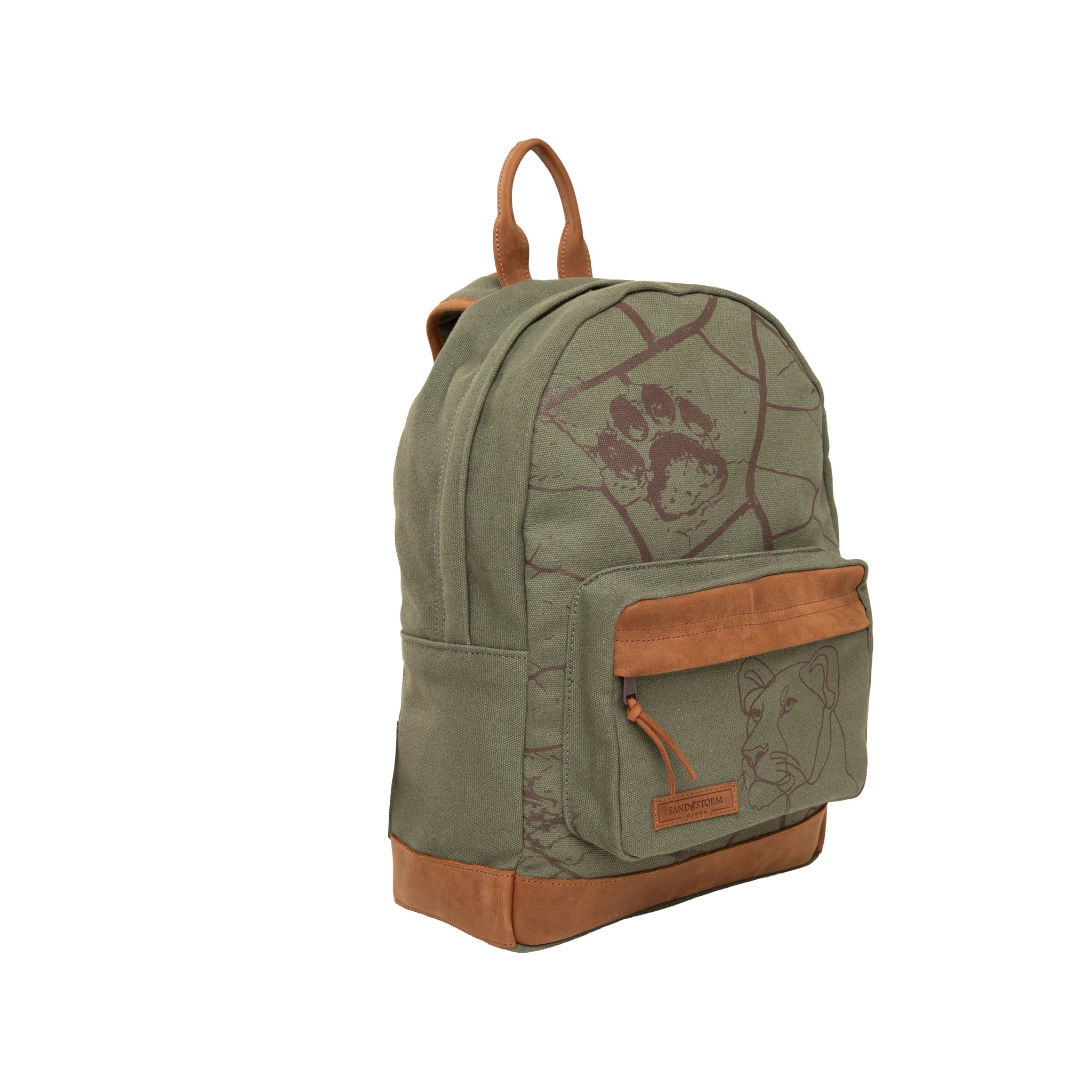 Canvas Hillary Backpack x Lion Guardian