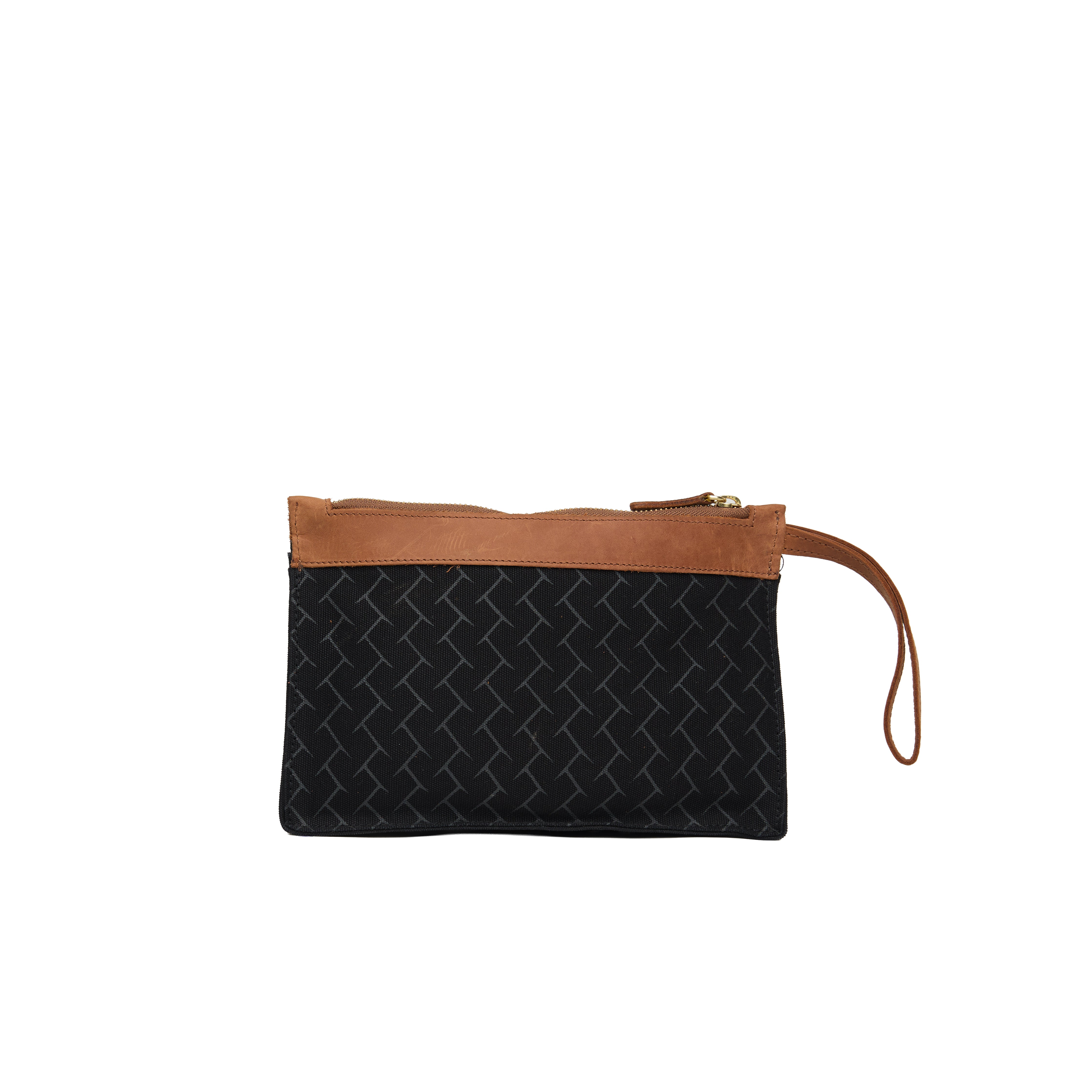 Canvas Agnes Woven Print Pouch