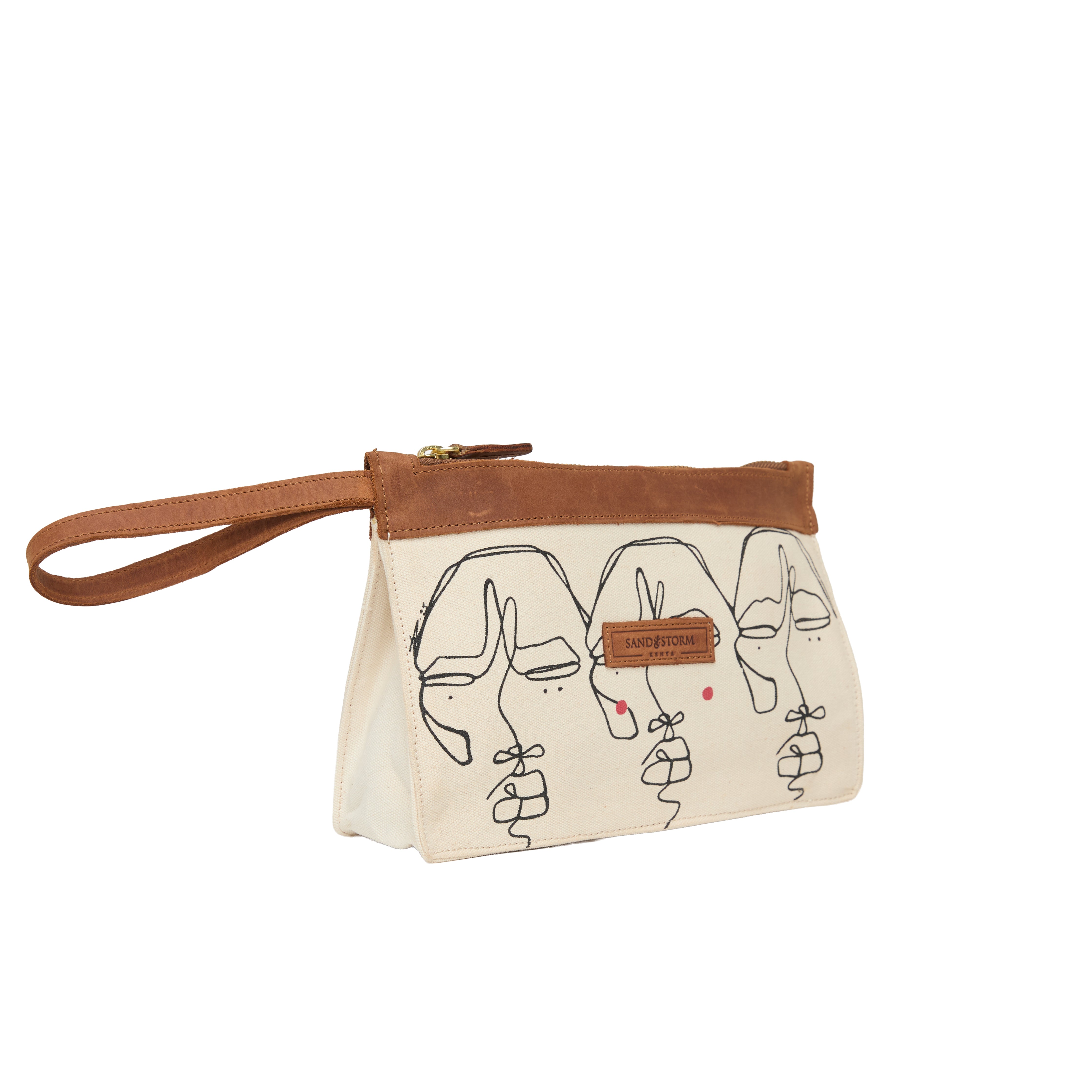 Canvas Agnes Pouch Sita Print x EndoSquared