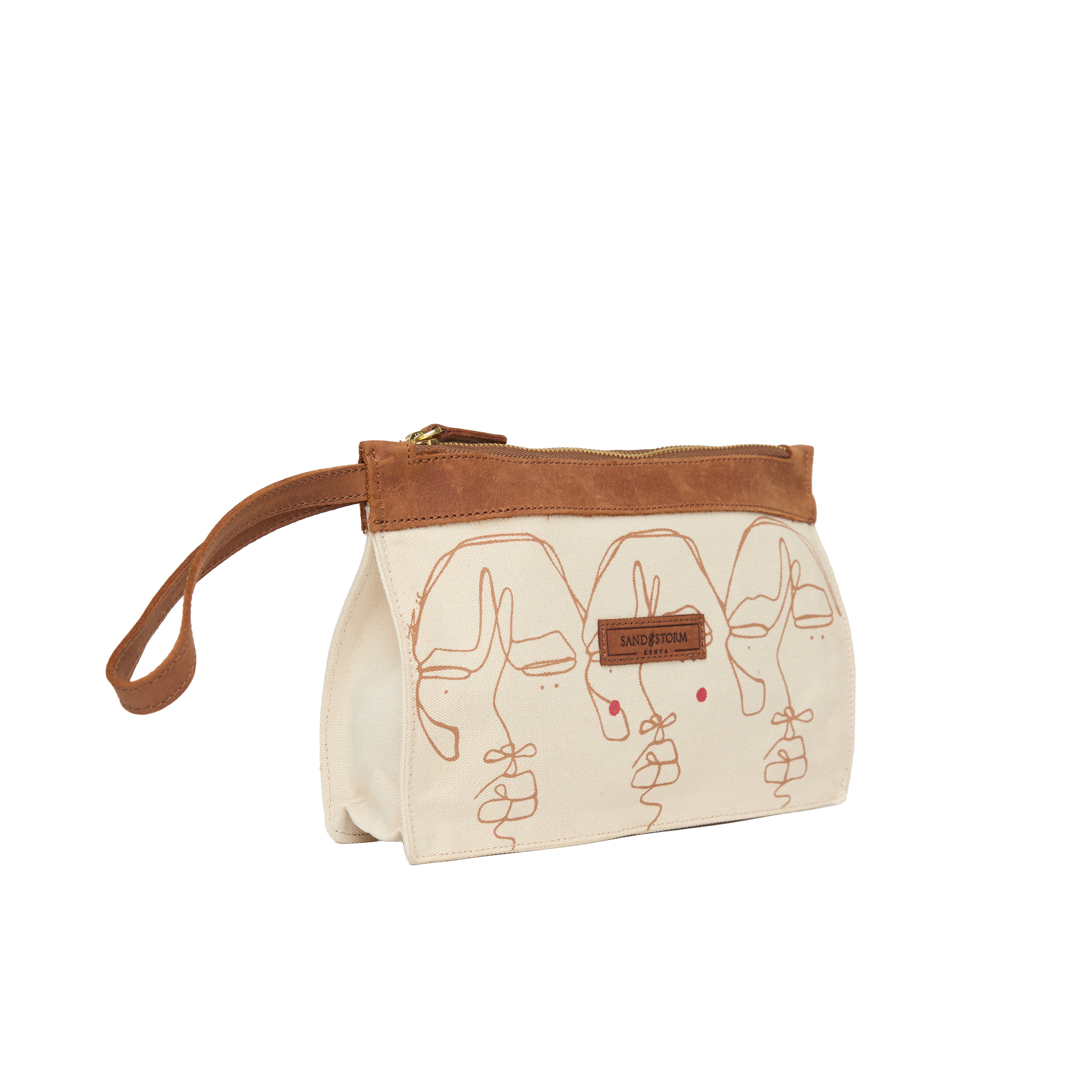 Canvas Agnes Pouch Sita Print x EndoSquared