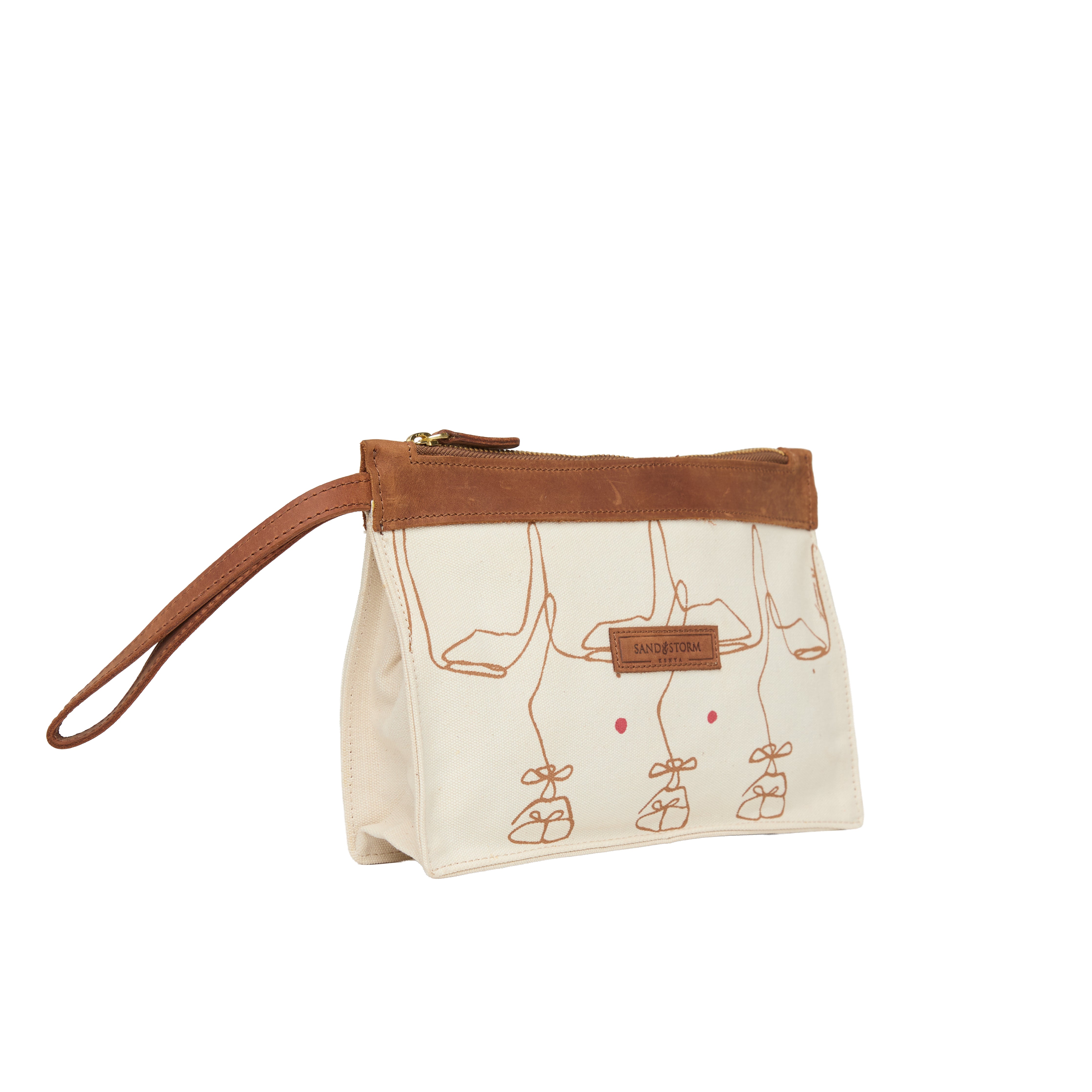 Canvas Agnes Pouch Intertwine Print x EndoSquared