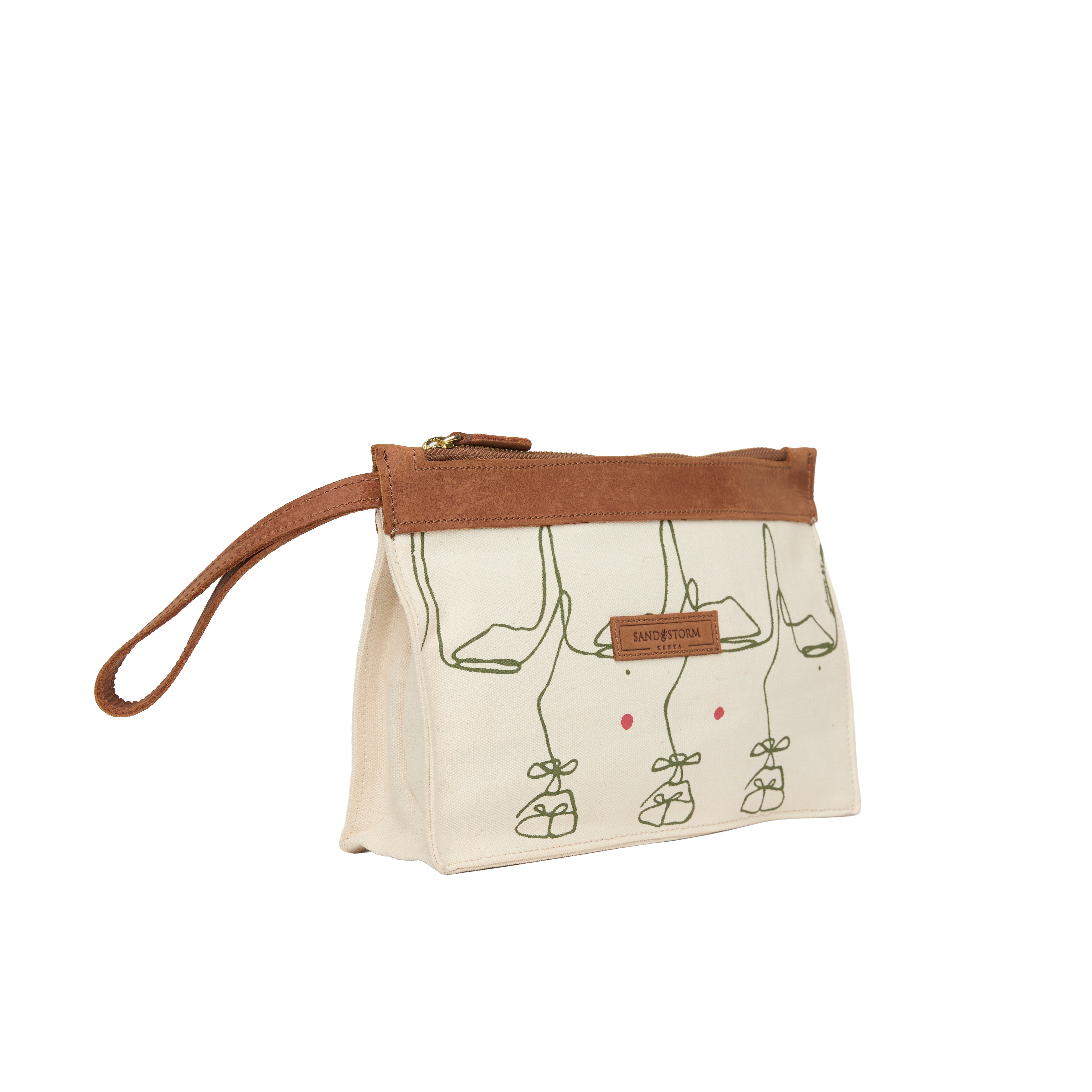 Canvas Agnes Pouch Intertwine Print x EndoSquared