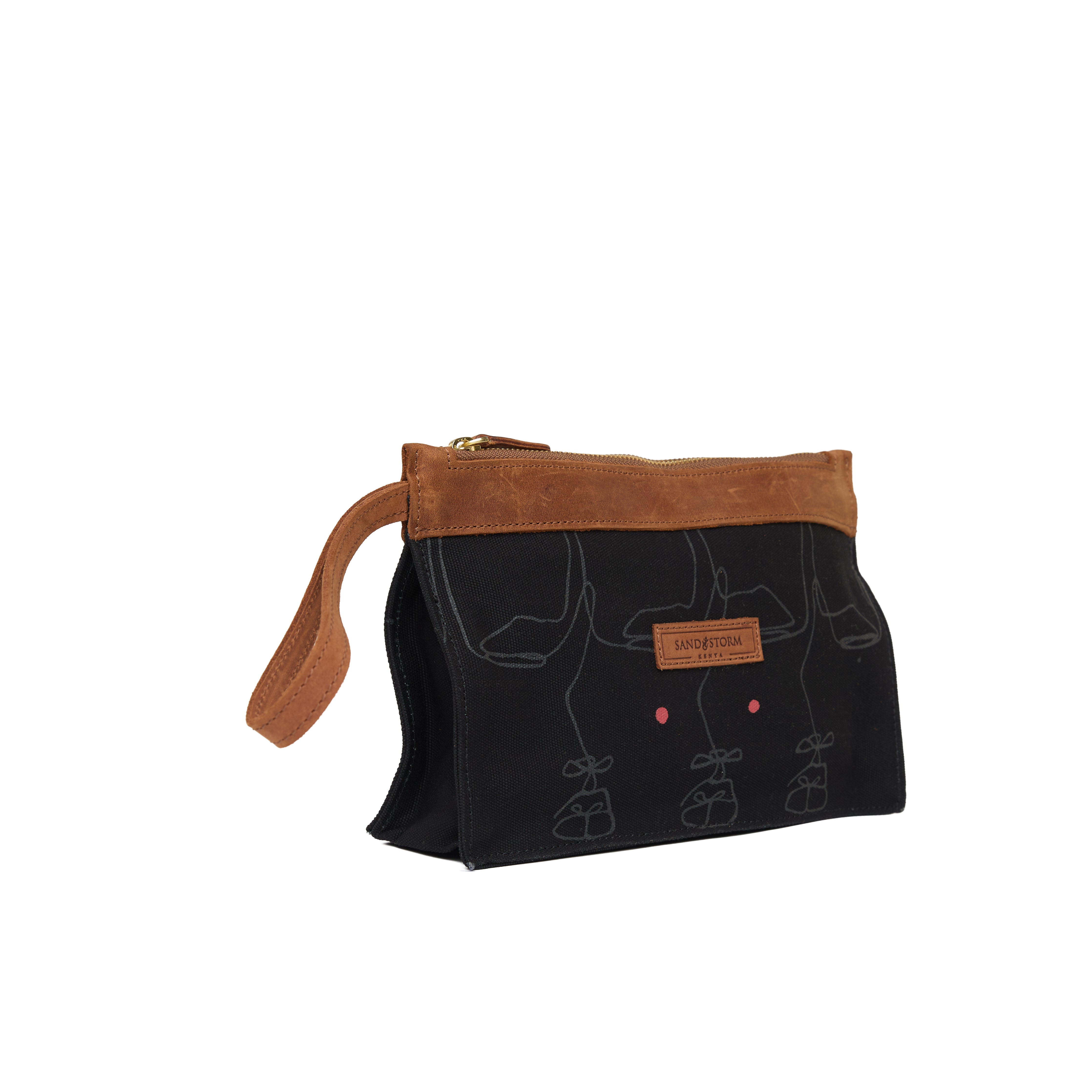 Canvas Agnes Pouch Intertwine Print x EndoSquared