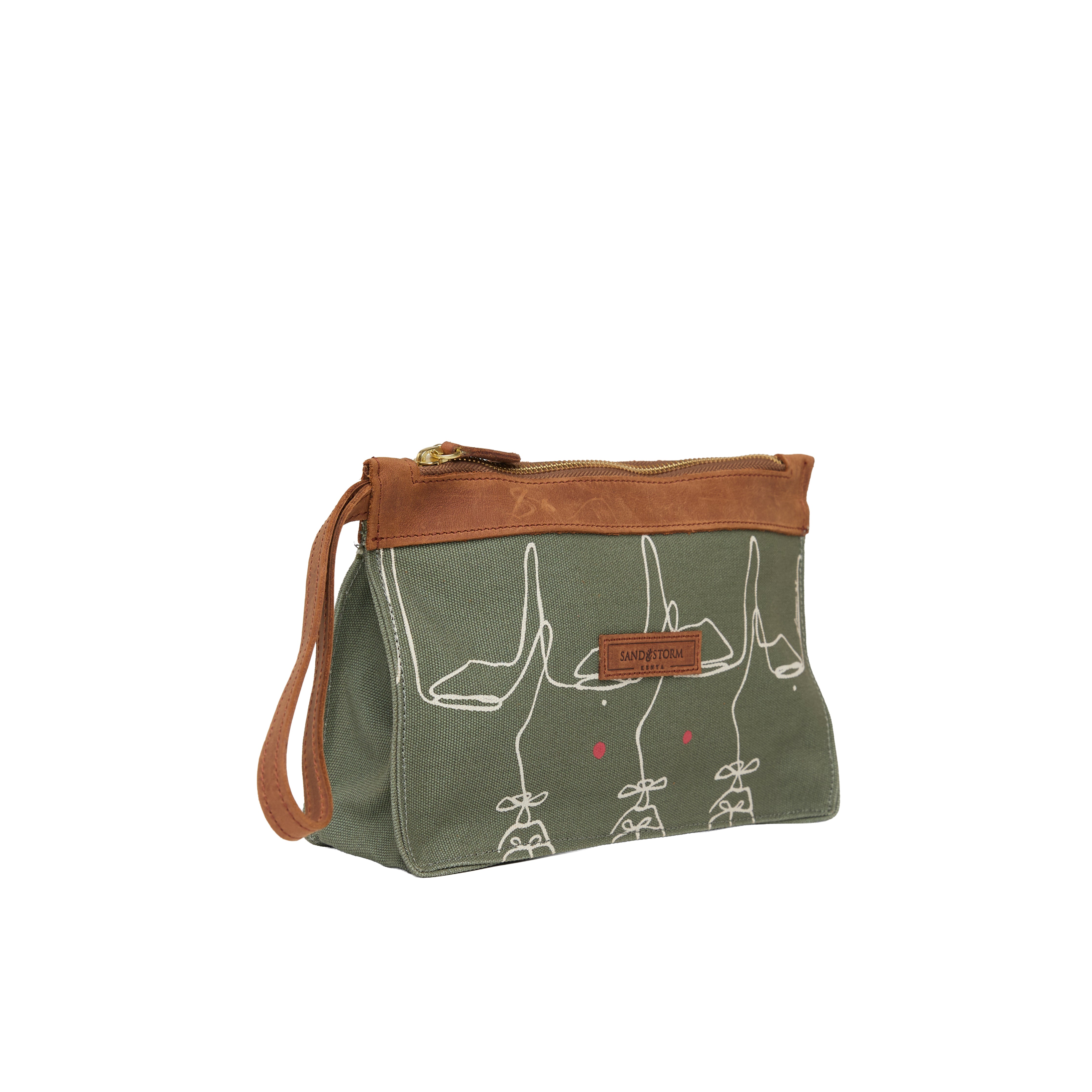 Canvas Agnes Pouch Intertwine Print x EndoSquared