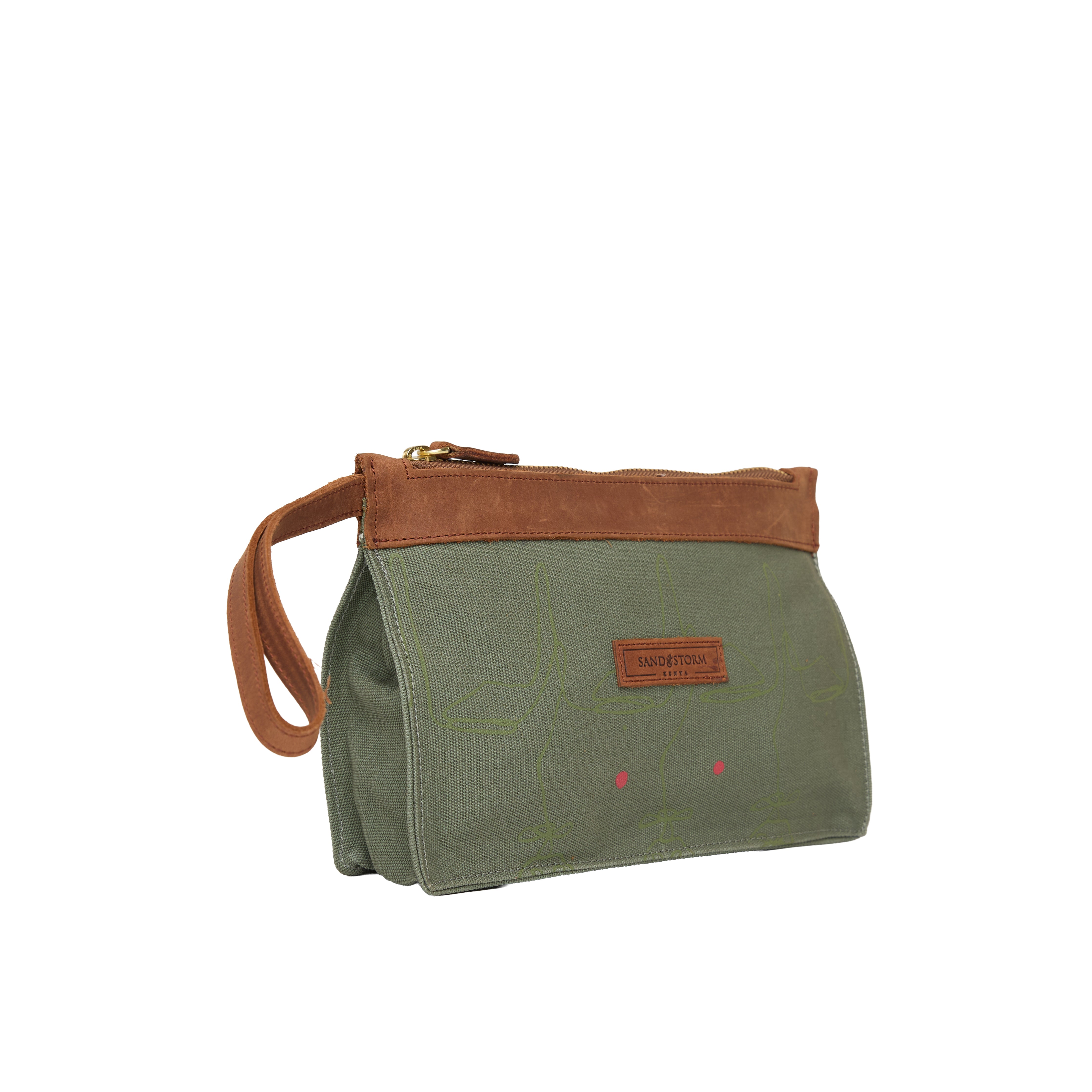Canvas Agnes Pouch Intertwine Print x EndoSquared