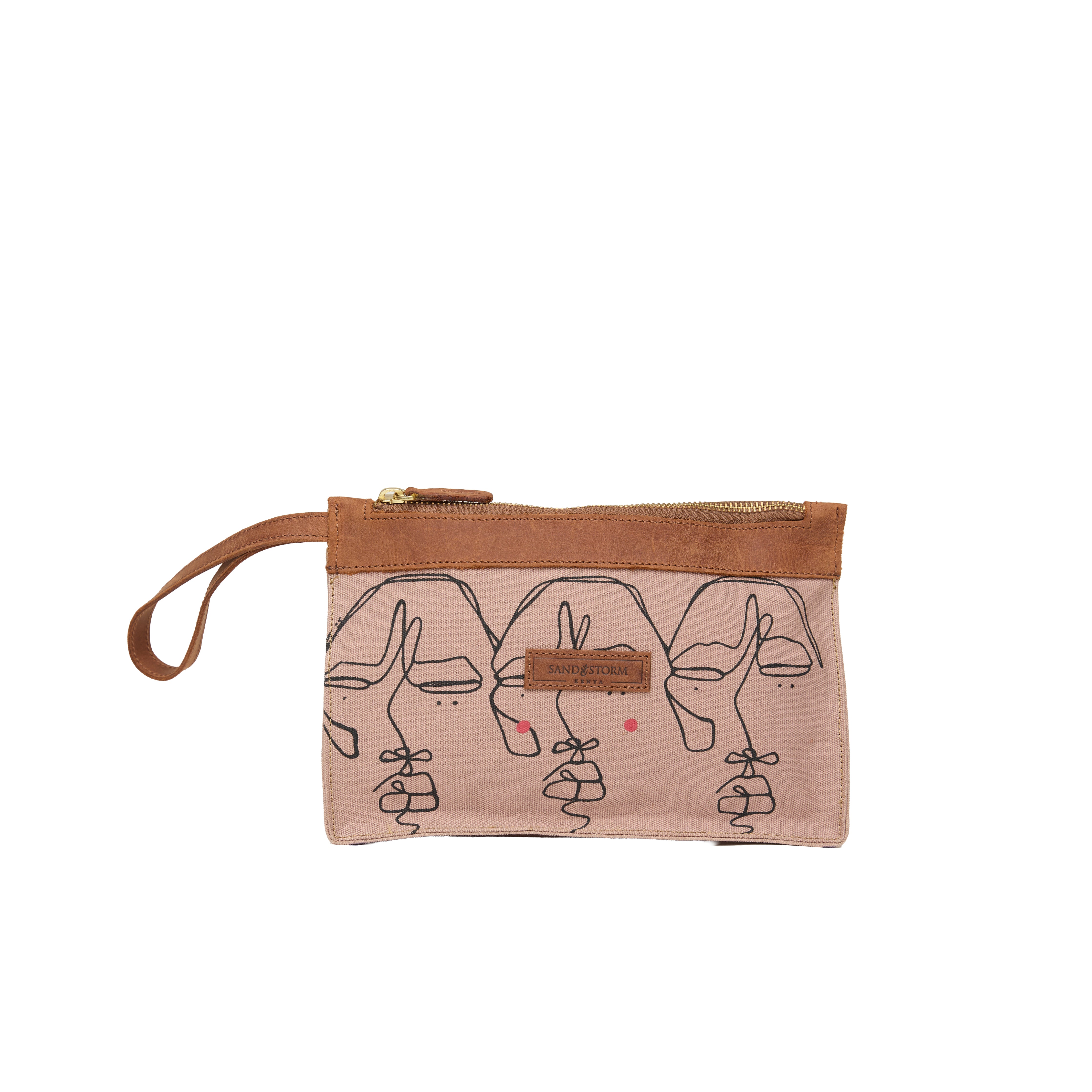 Canvas Agnes Pouch Sita Print x EndoSquared