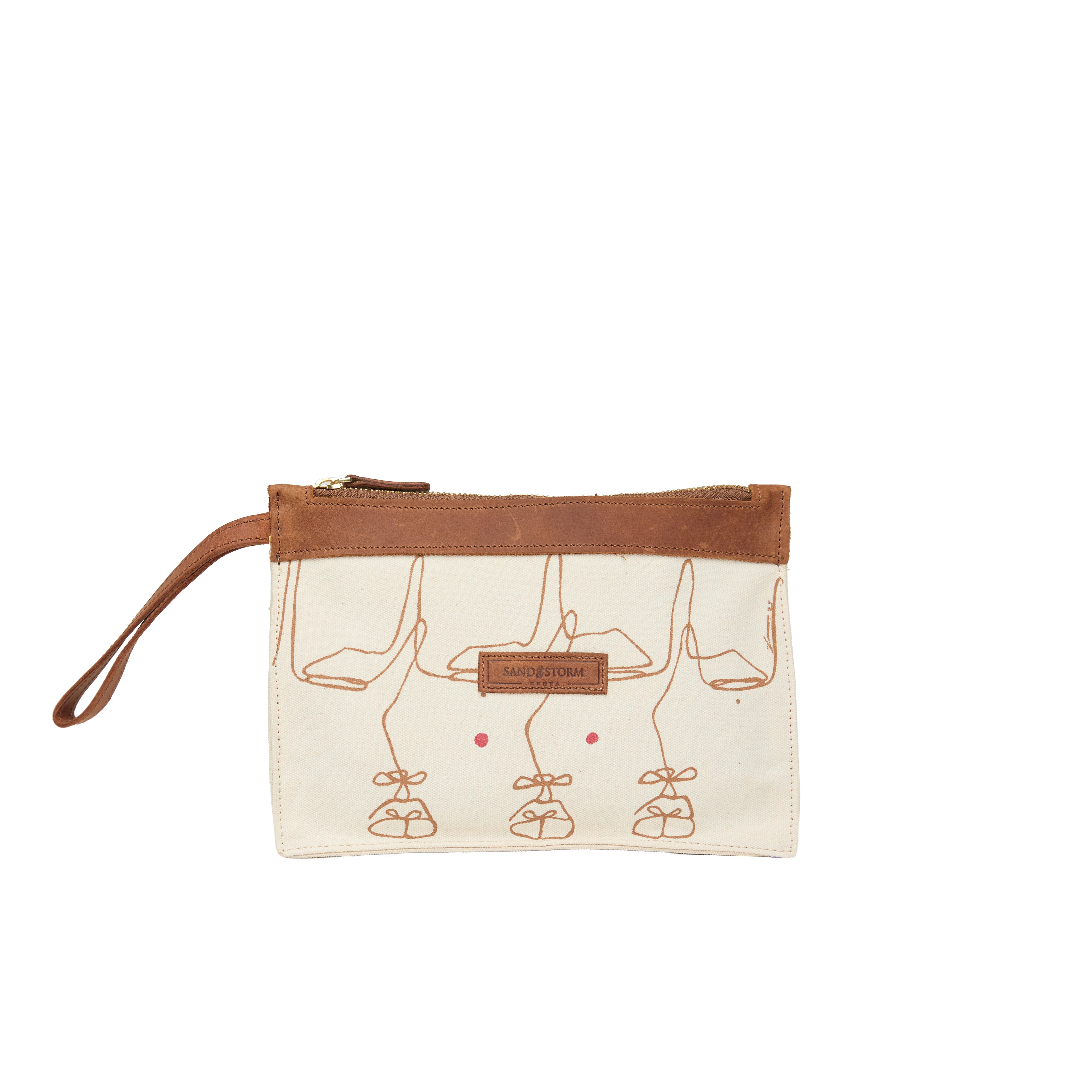 Canvas Agnes Pouch Intertwine Print x EndoSquared