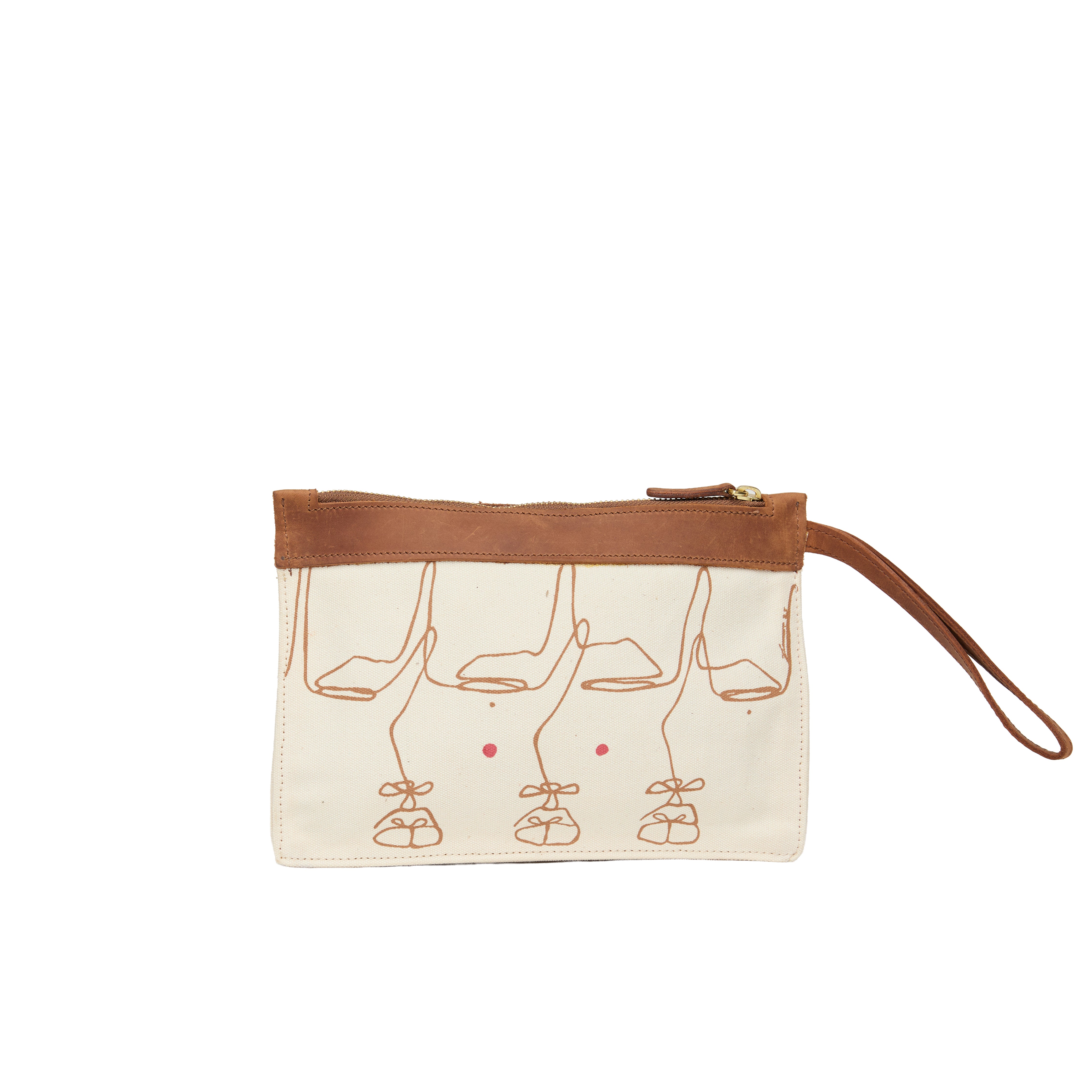 Canvas Agnes Pouch Intertwine Print x EndoSquared