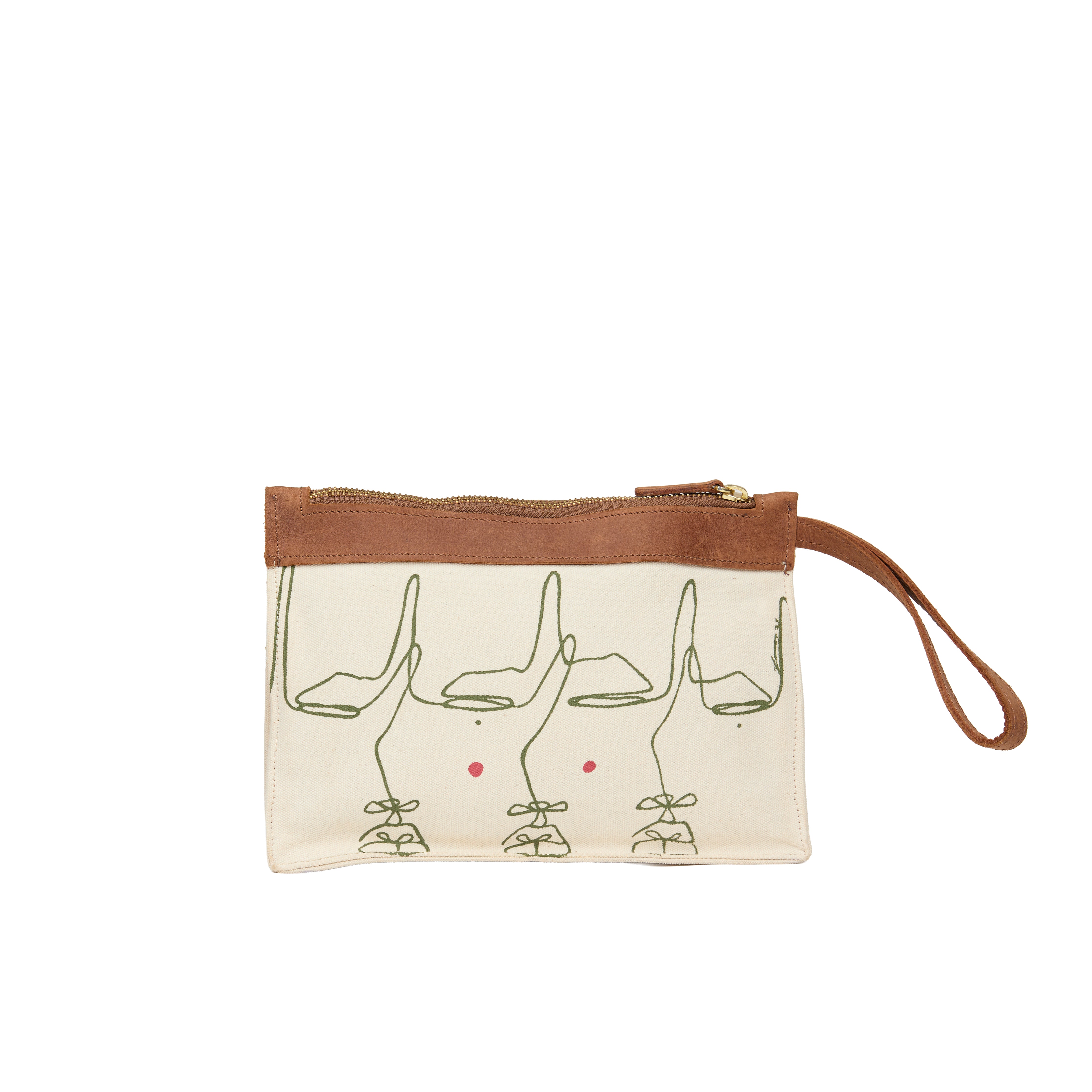 Canvas Agnes Pouch Intertwine Print x EndoSquared