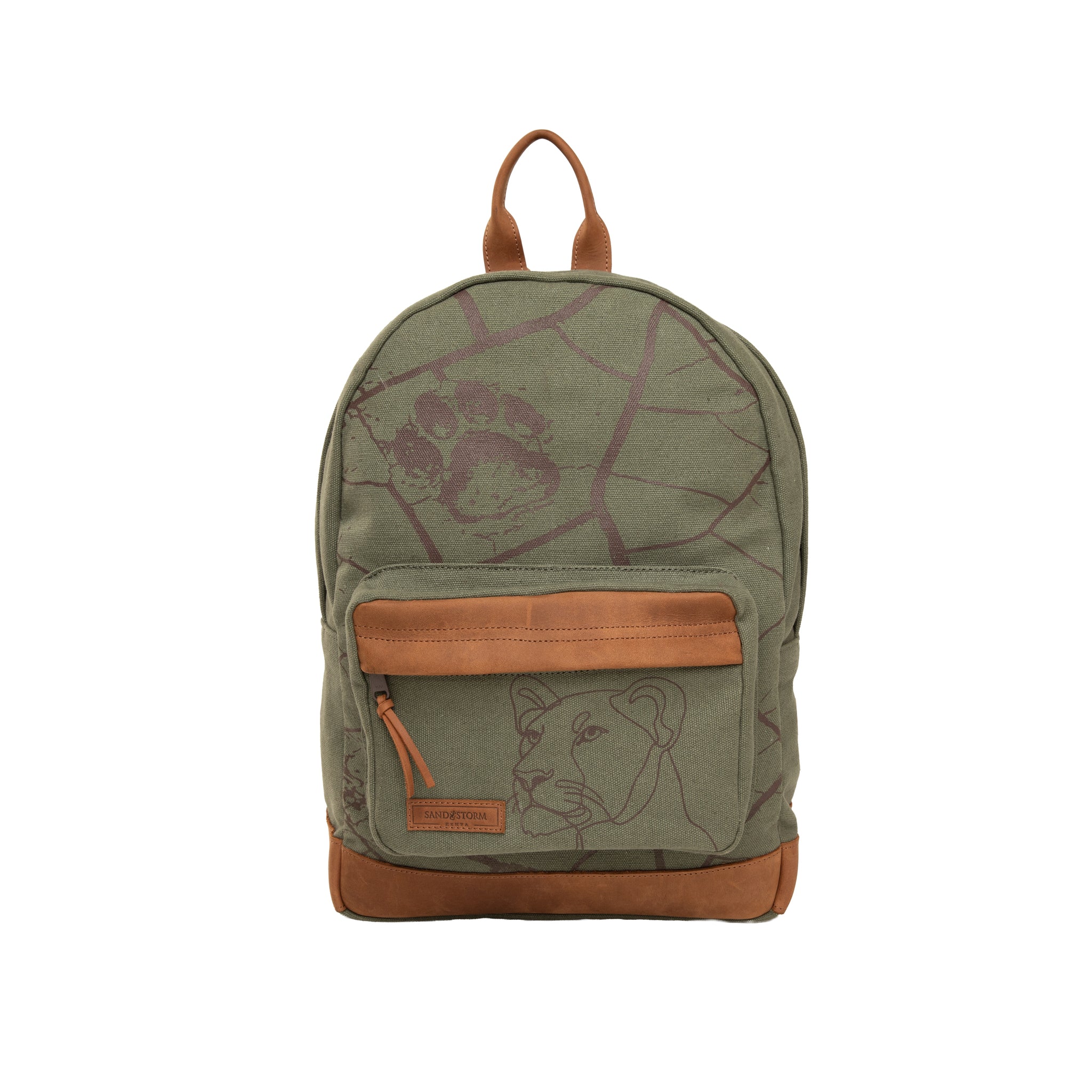 Canvas Hillary Backpack x Lion Guardian