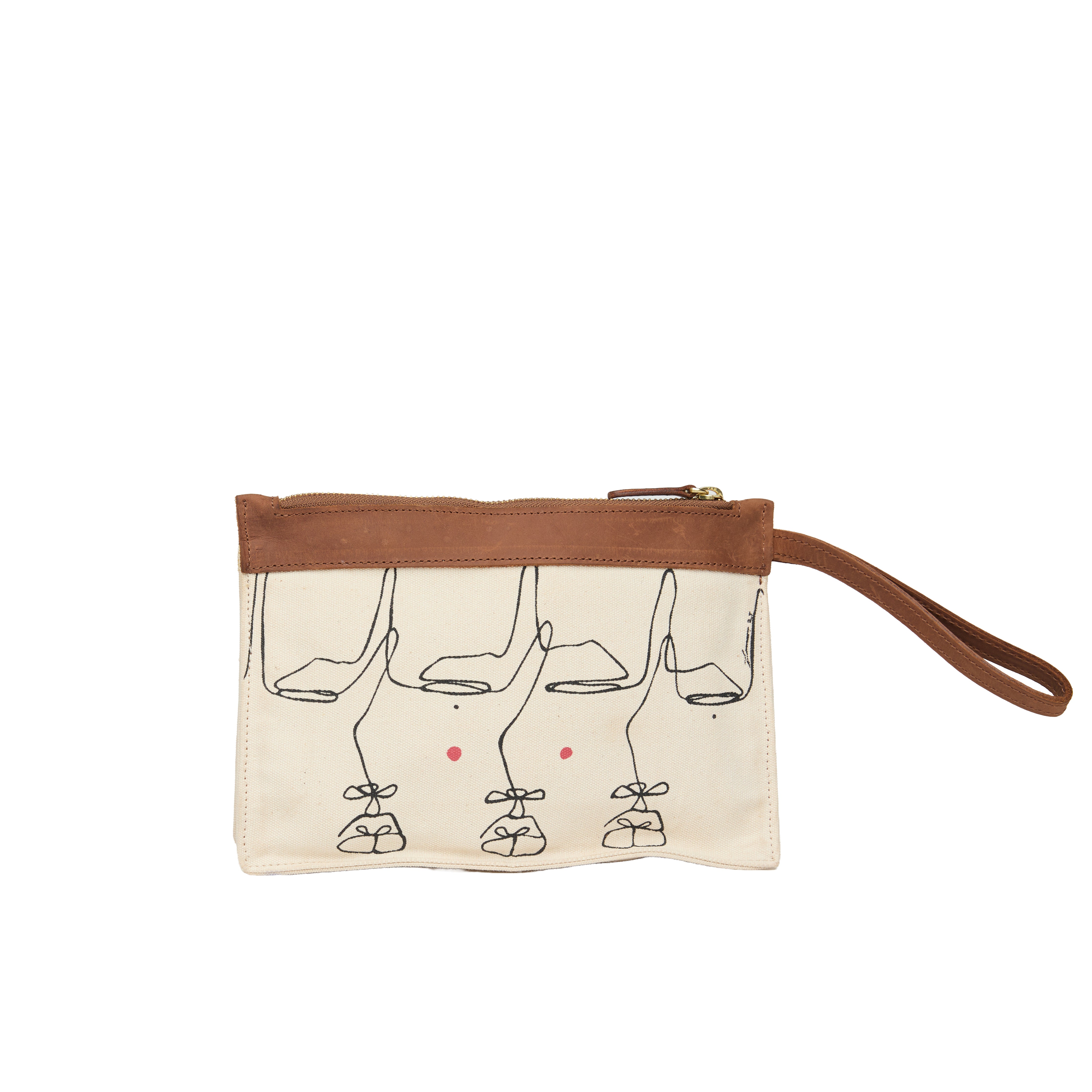 Canvas Agnes Pouch Intertwine Print x EndoSquared